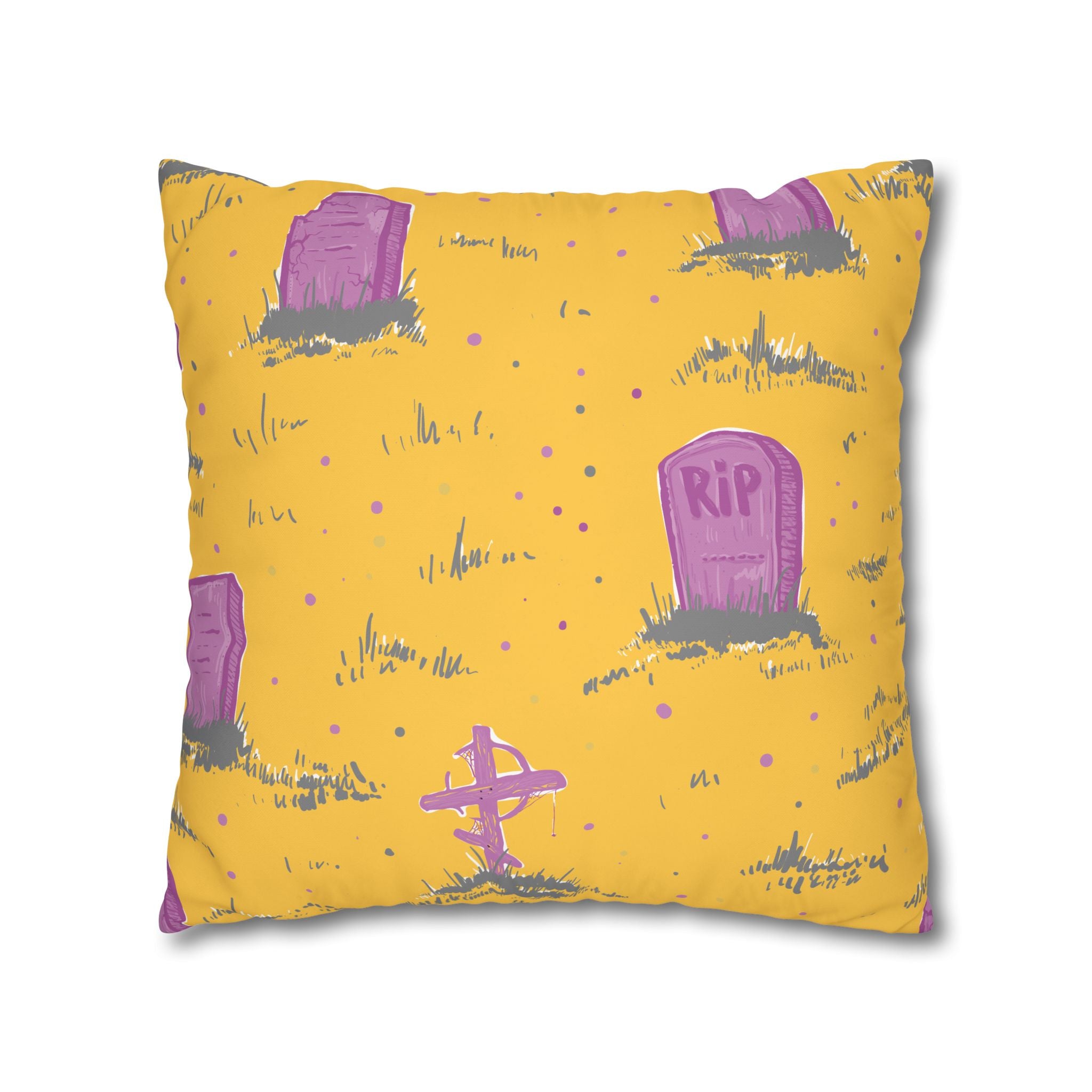 Spooky Cute Graveyard Pillowcase