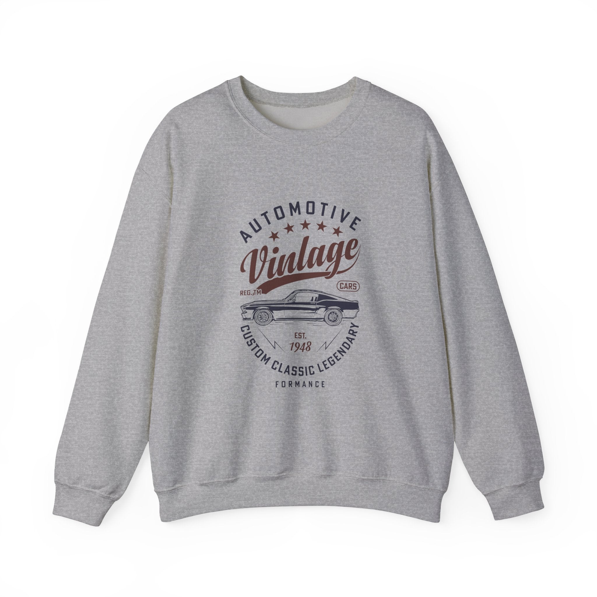 Vintage Muscle Car Sweatshirt - Est. 1948