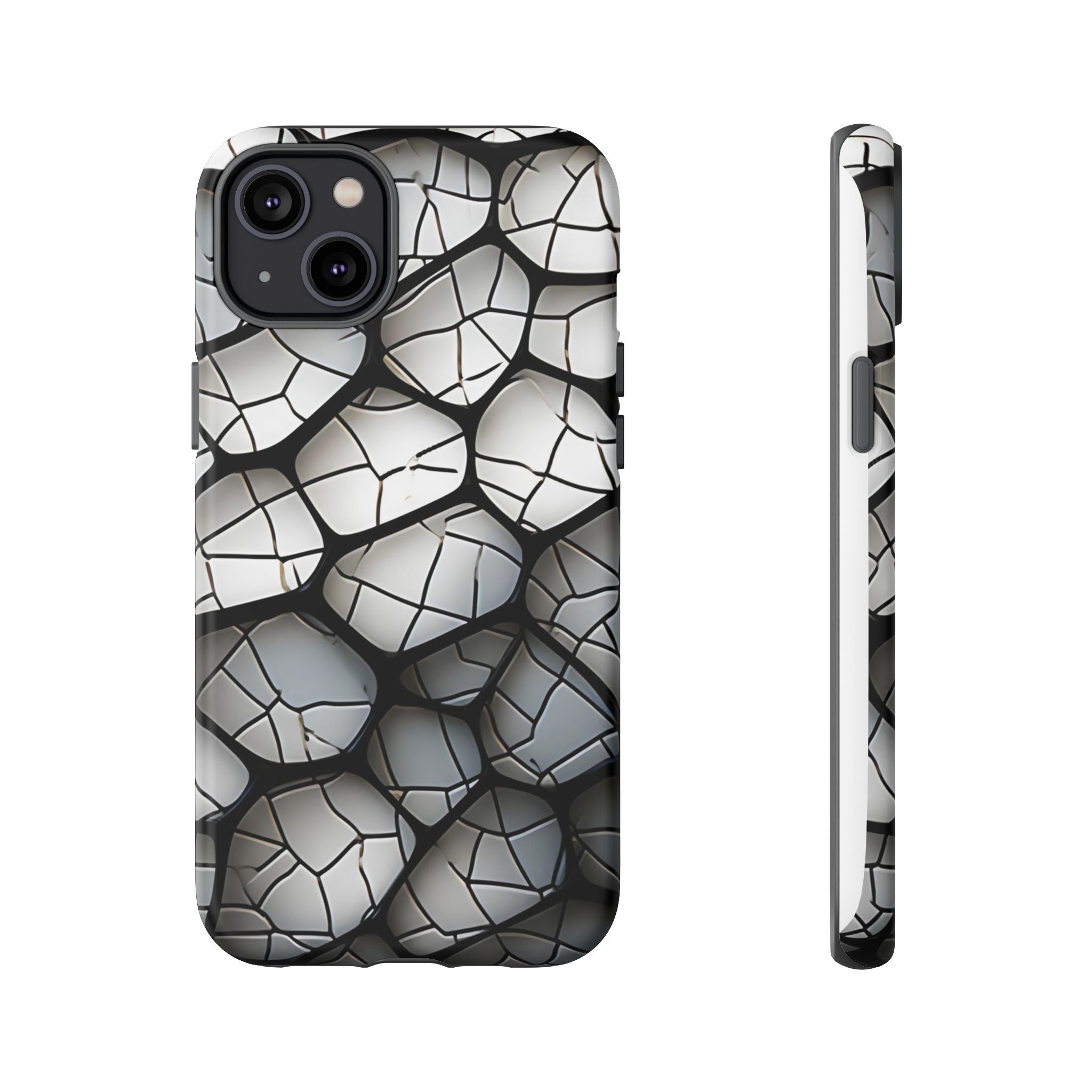 Abstract Mosaic iPhone Case - Textured & Chic