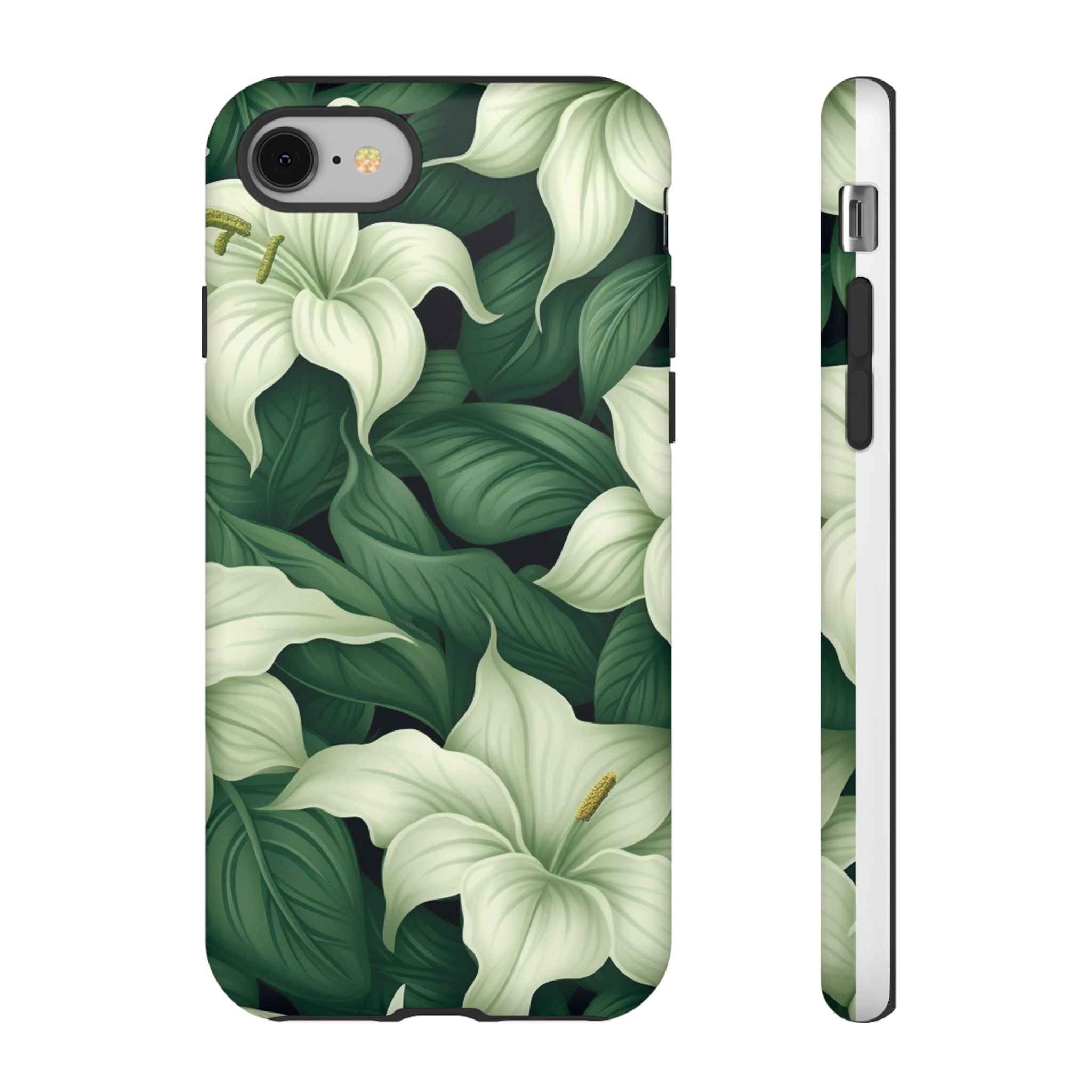 Luxurious Lily iPhone Case - Hexagon Stone