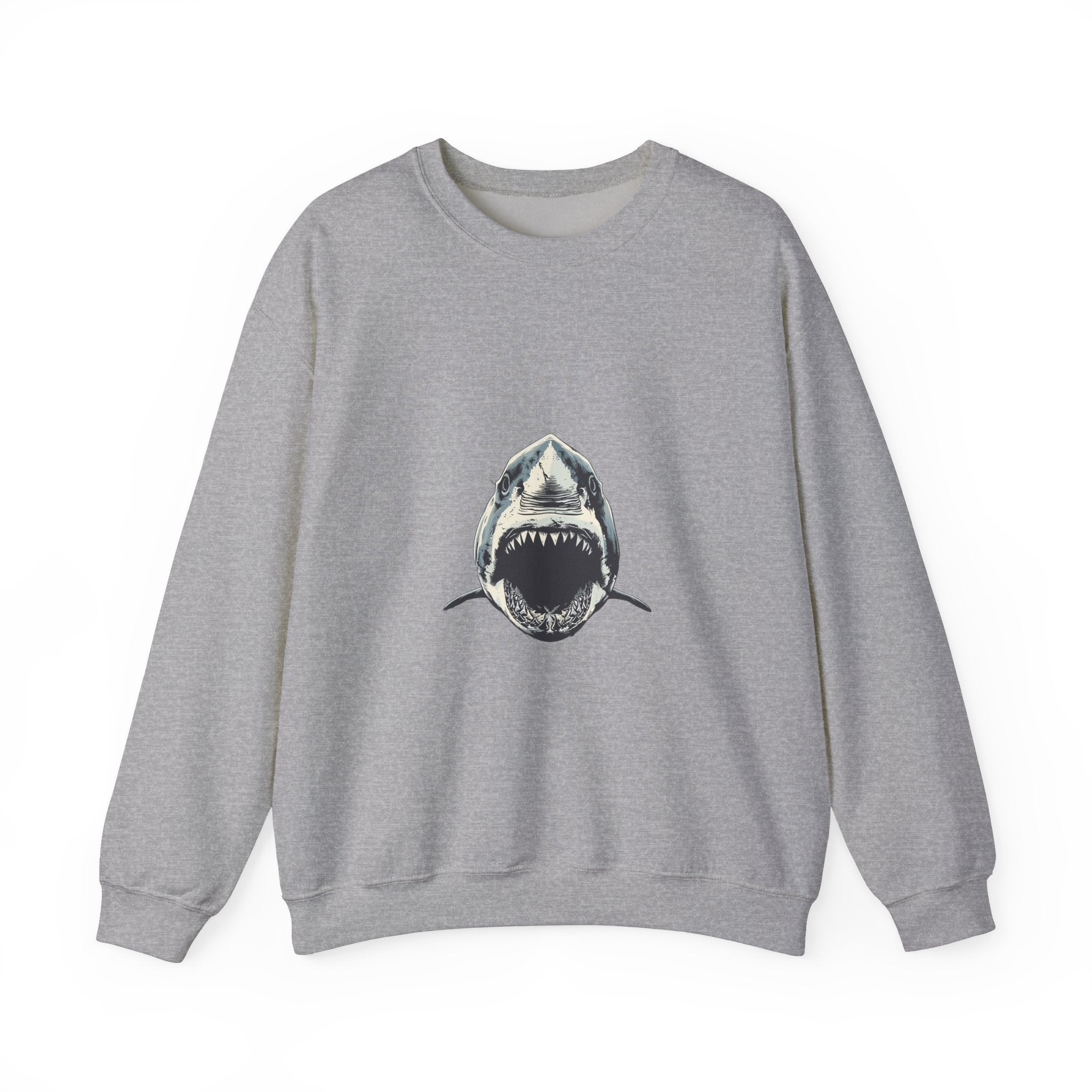 Great White Shark Head Sweatshirt