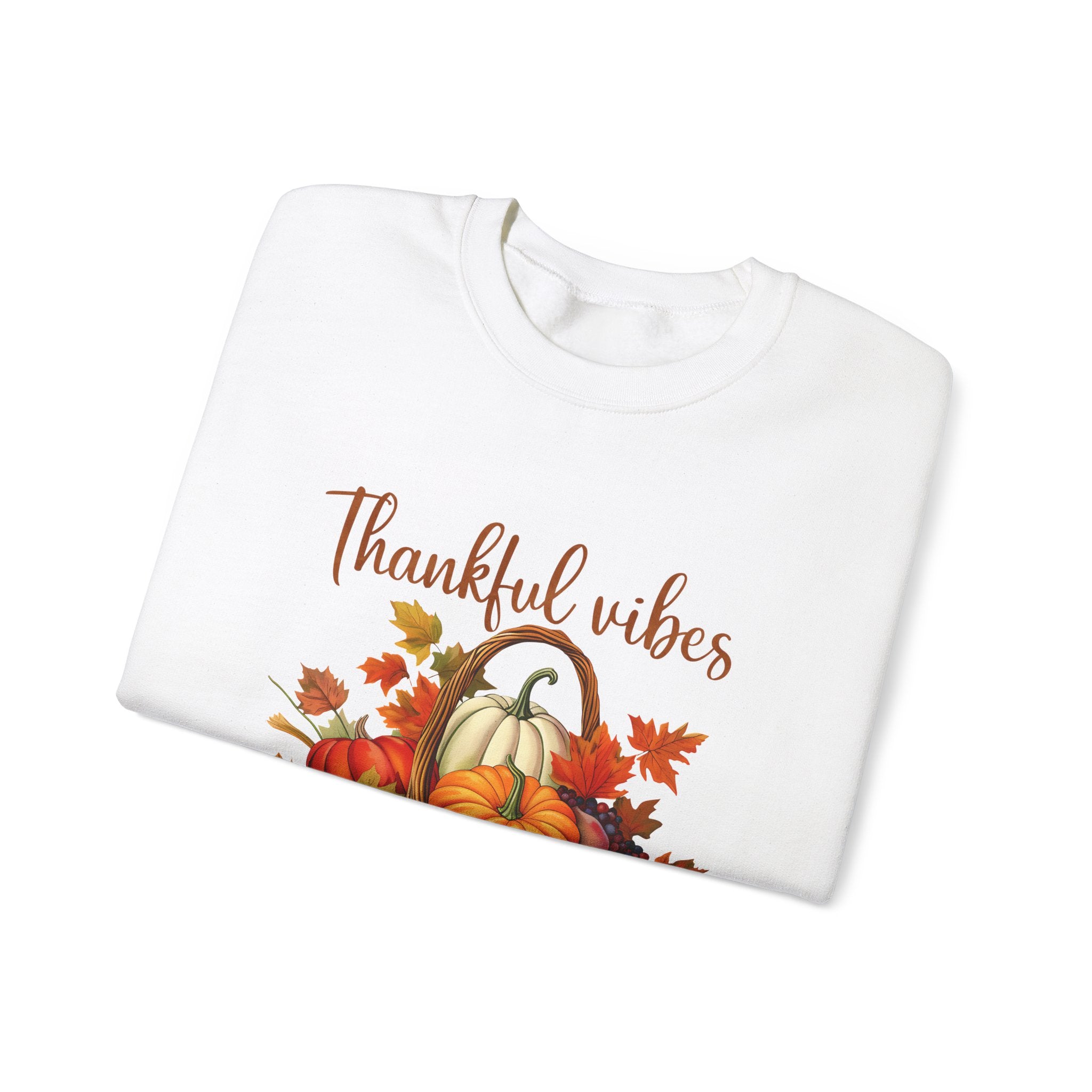 Thankful Vibes Autumn Harvest Sweatshirt