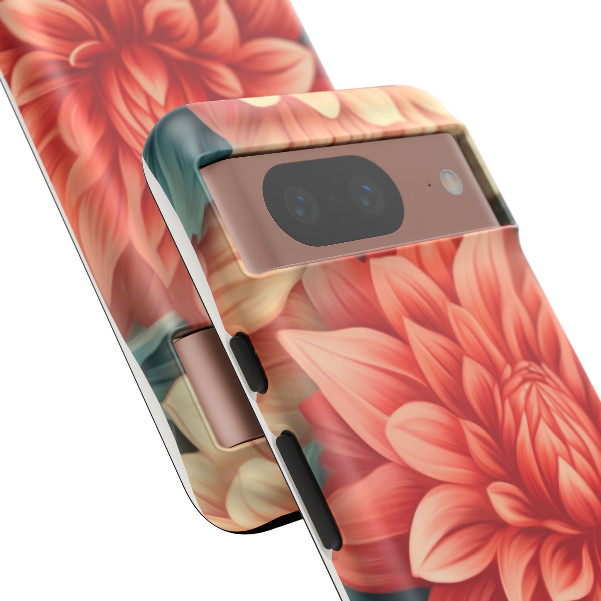 Coral Dahlia Google Pixel Case (All Models)