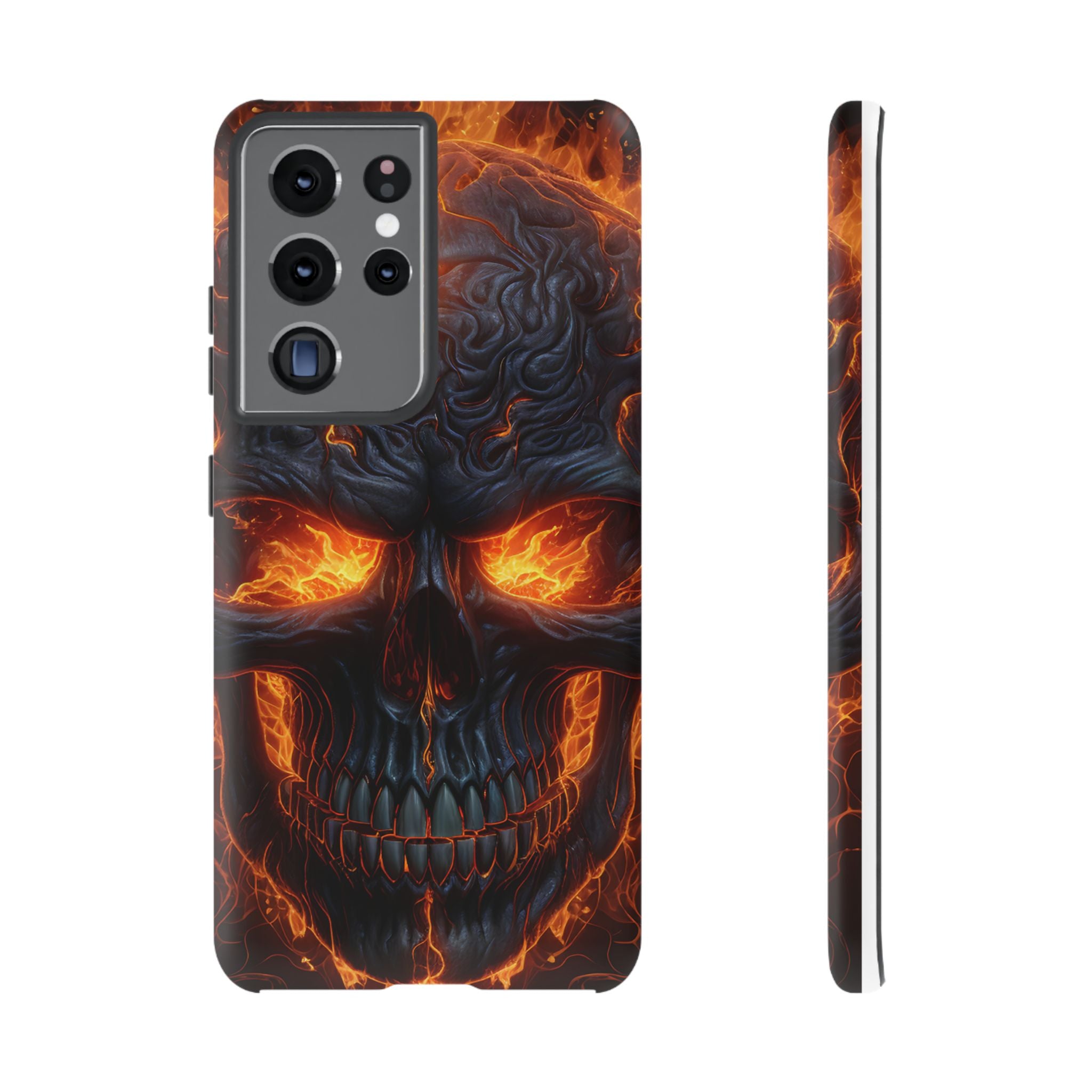 Fiery Skull Samsung Case