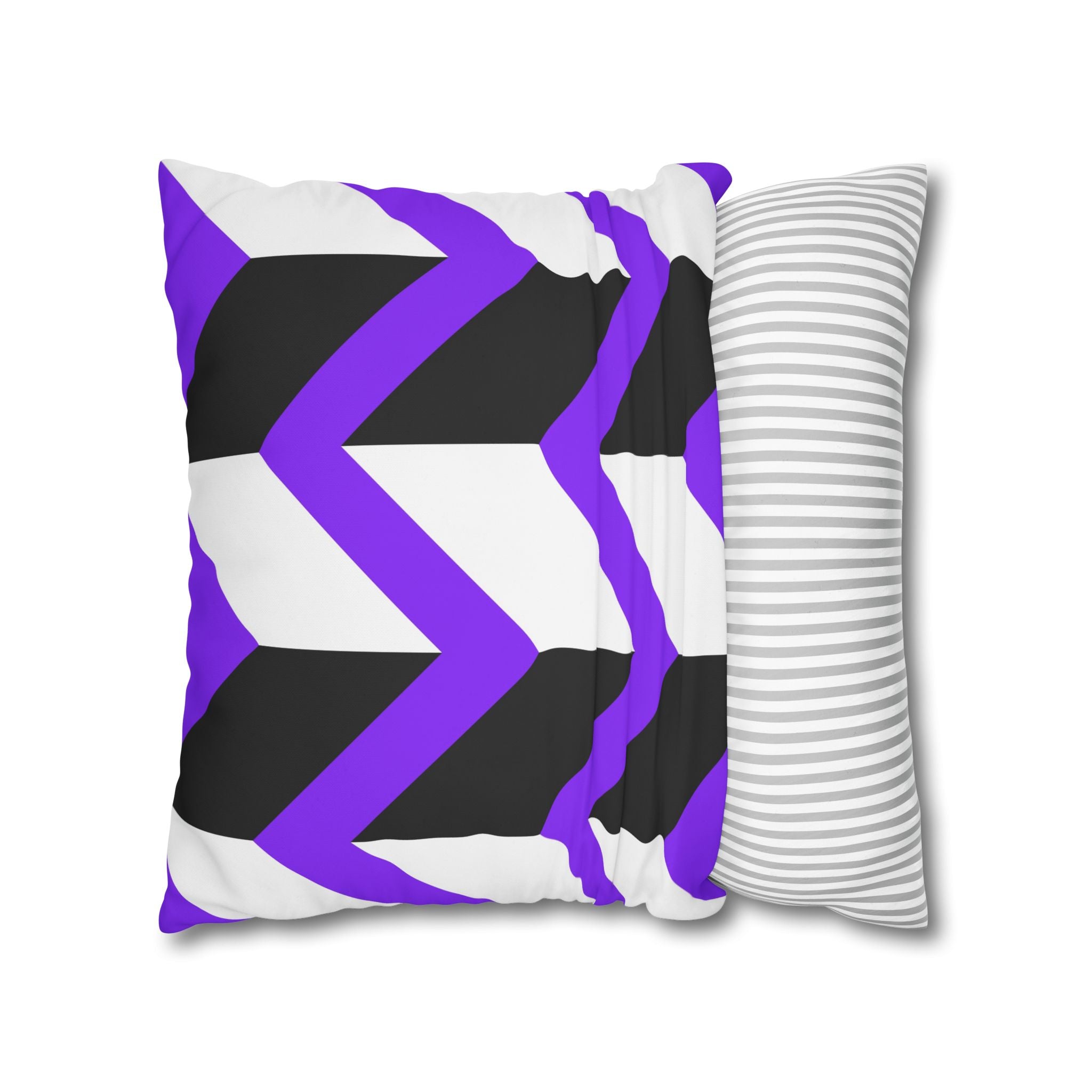 Geometric Zigzag Purple Pillowcase