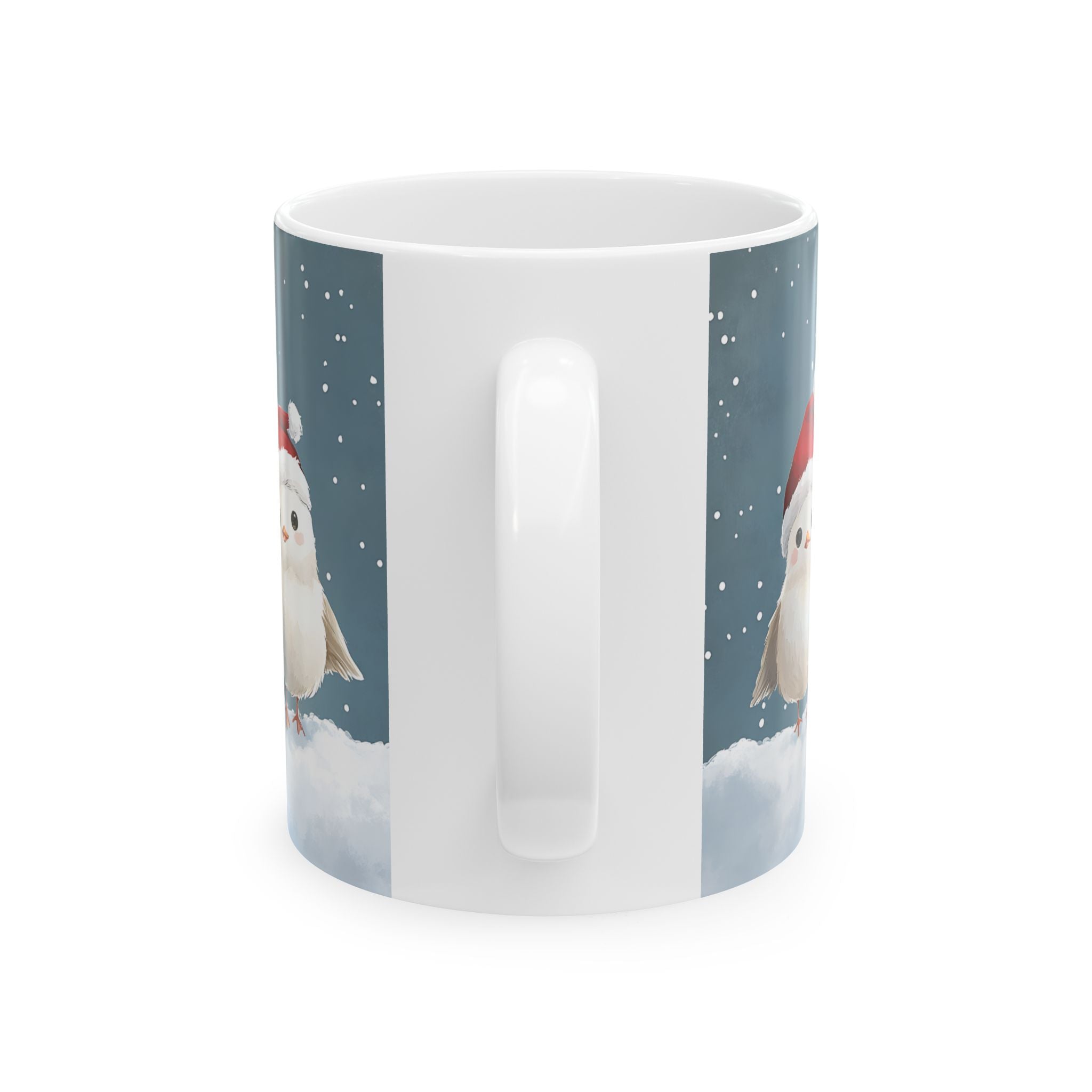 Snowy Birds Christmas Mug