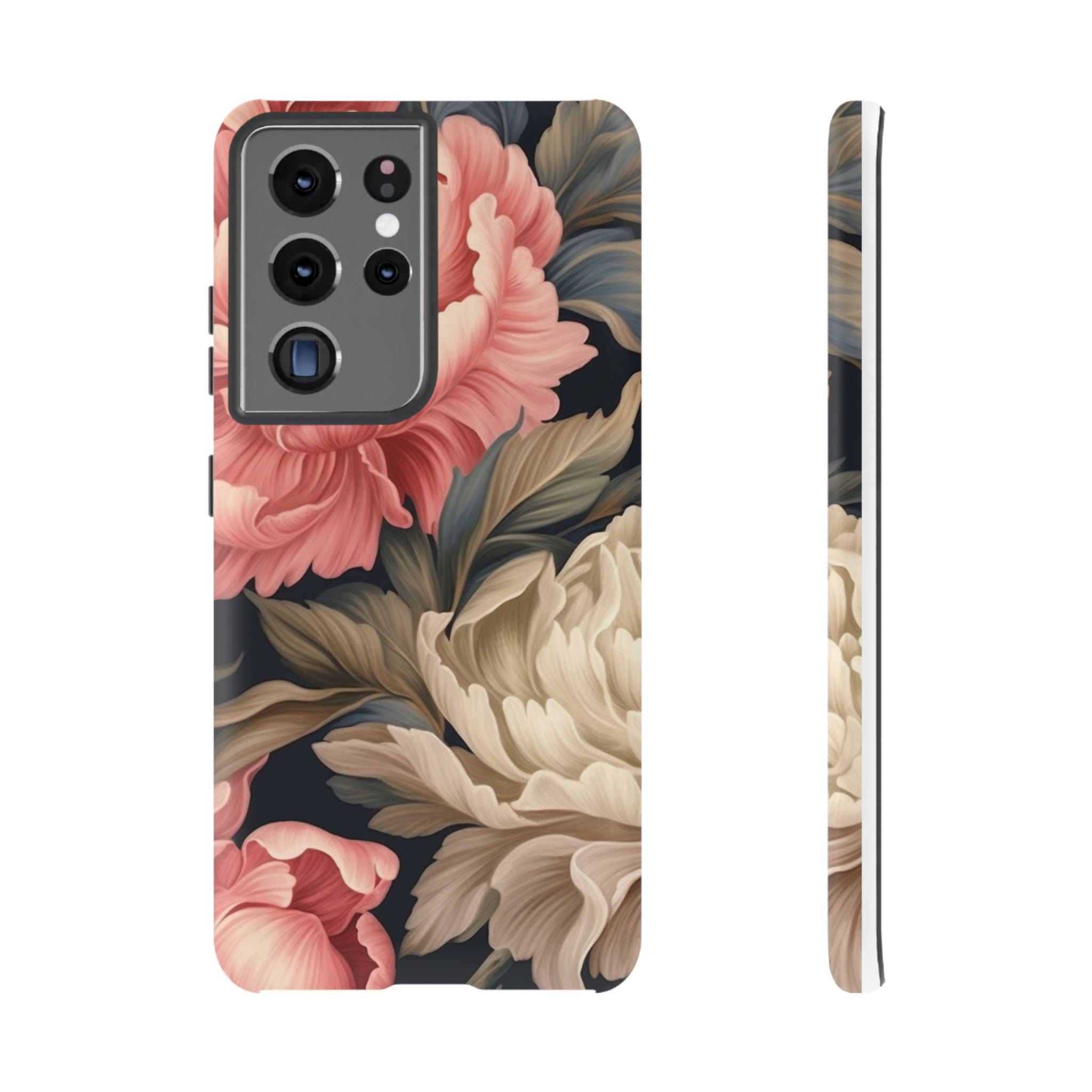 Blush Peony Floral Samsung Phone Case