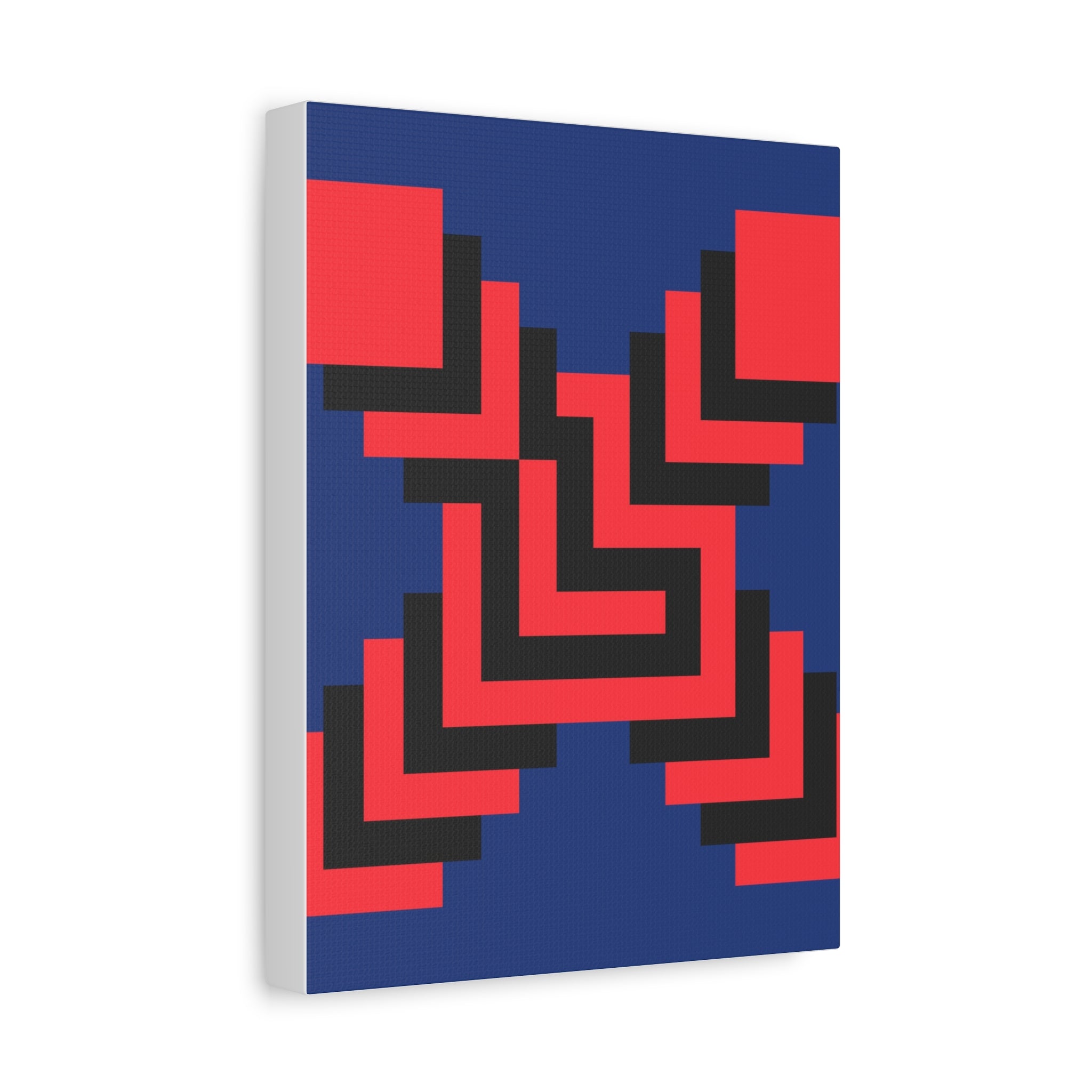 Geometric X Abstract Art Canvas Print