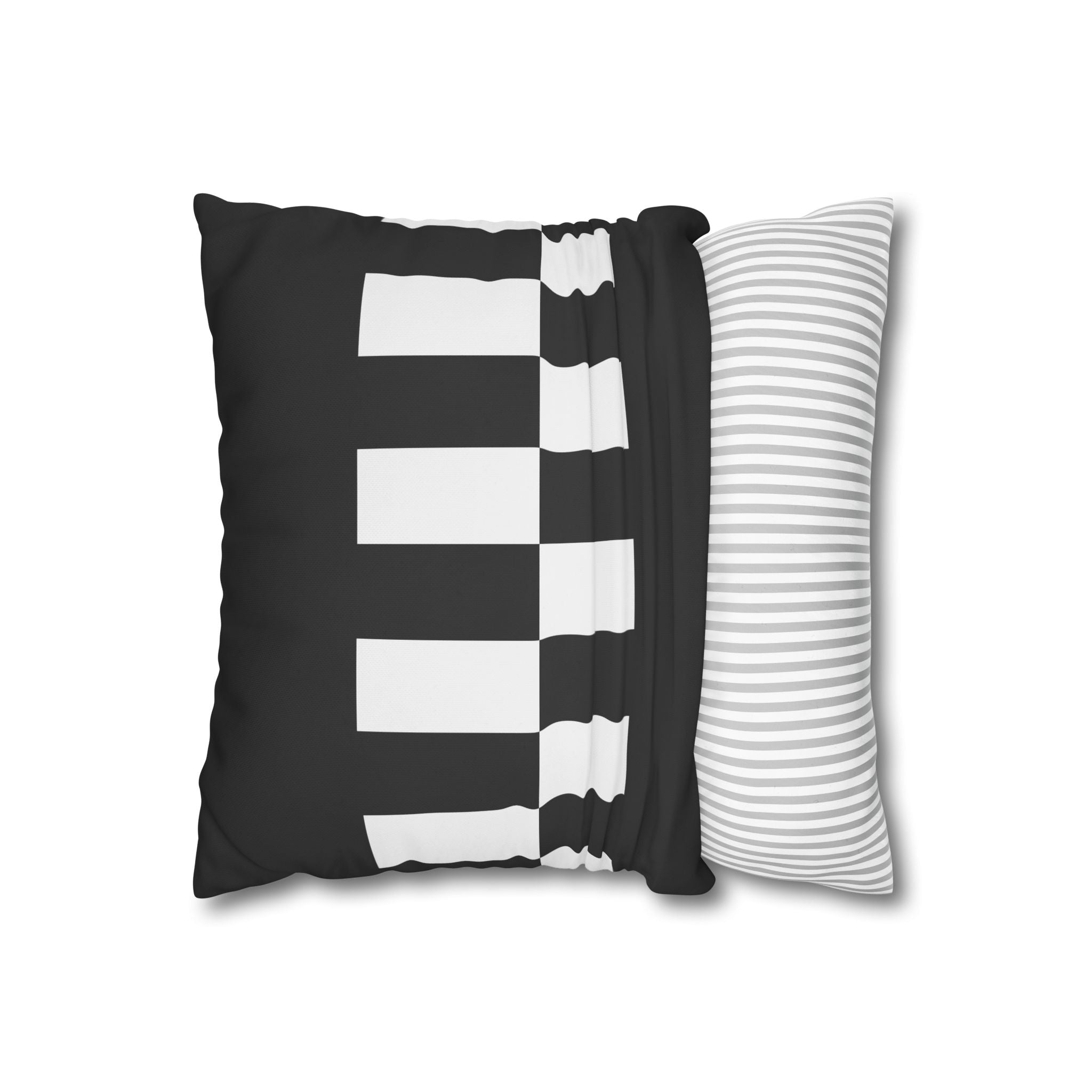 Black & White Checkered Pillowcase