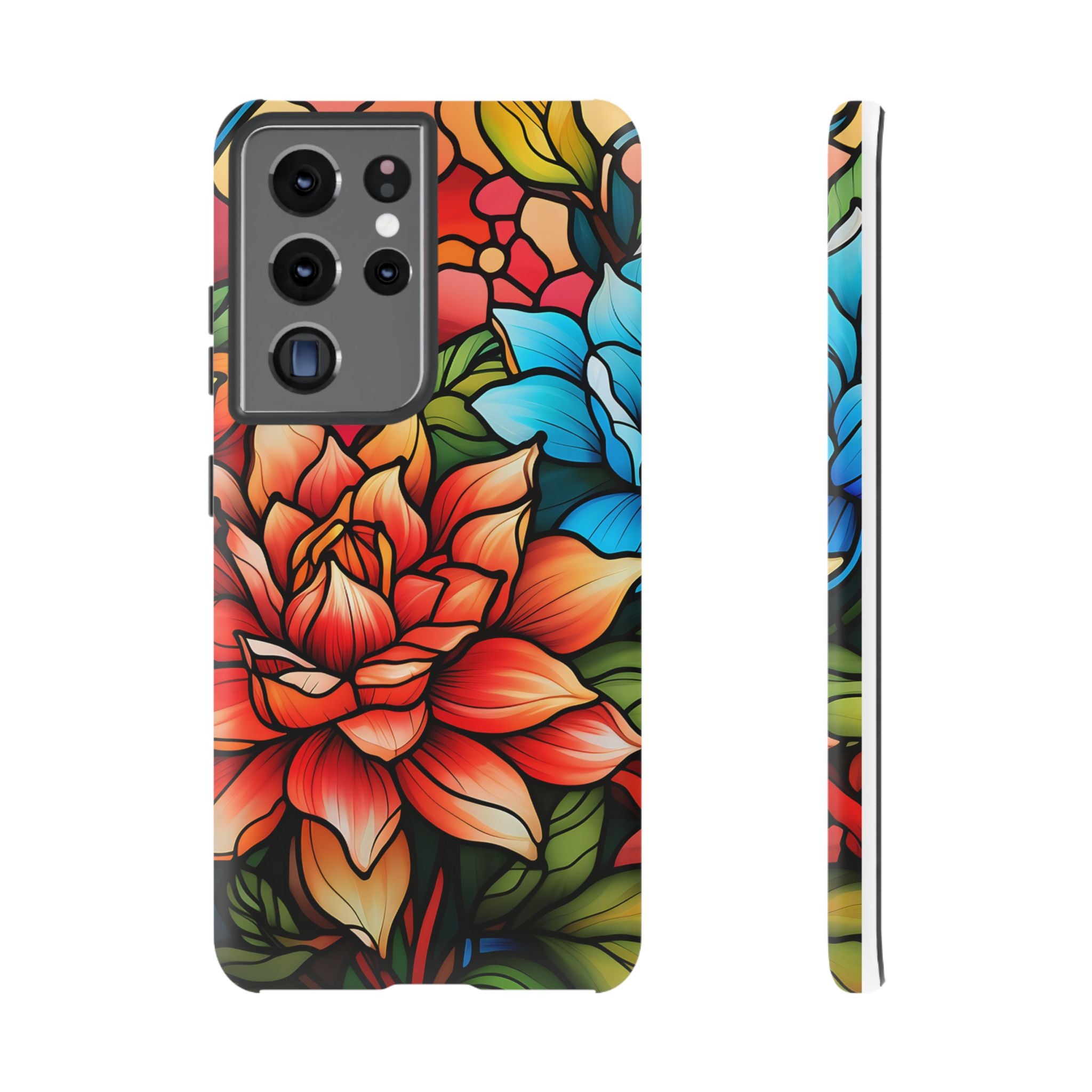 Stained Glass Floral Samsung Case