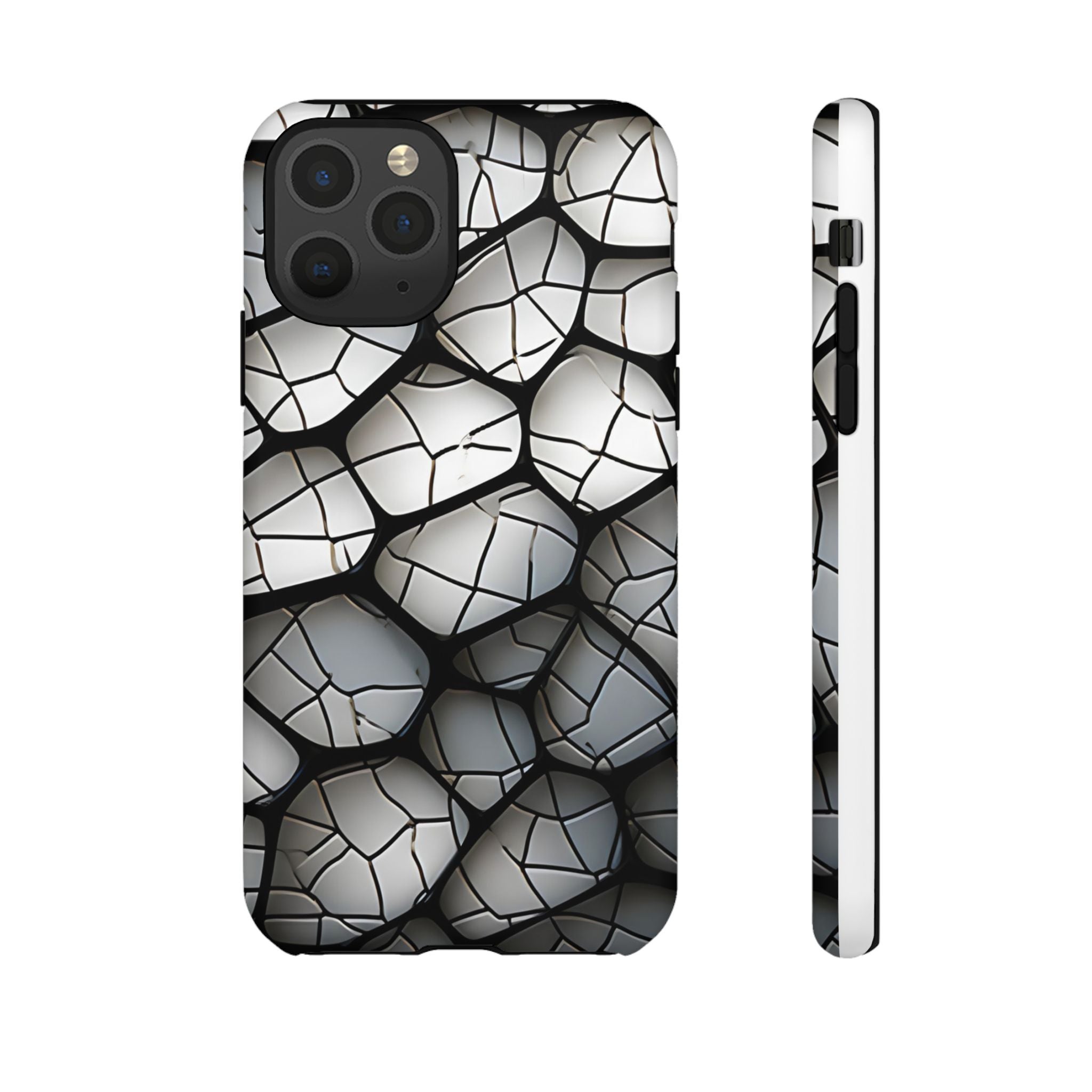 Abstract Mosaic iPhone Case - Textured & Chic