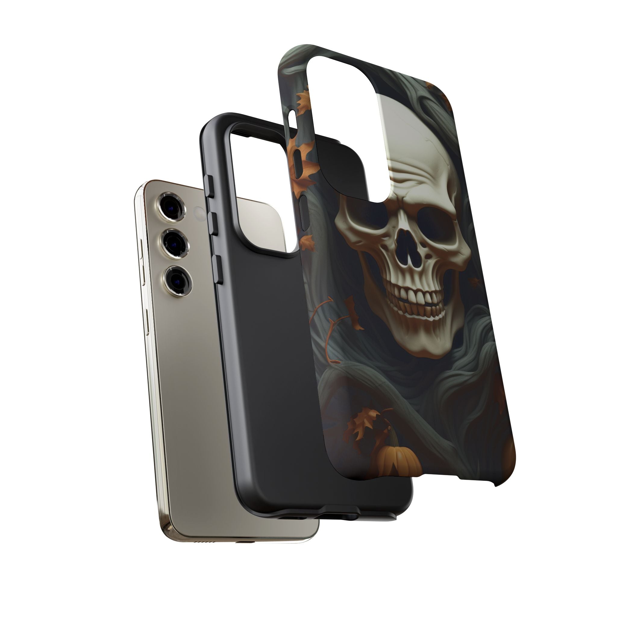 Spooky Skull Samsung Case: Halloween Edition