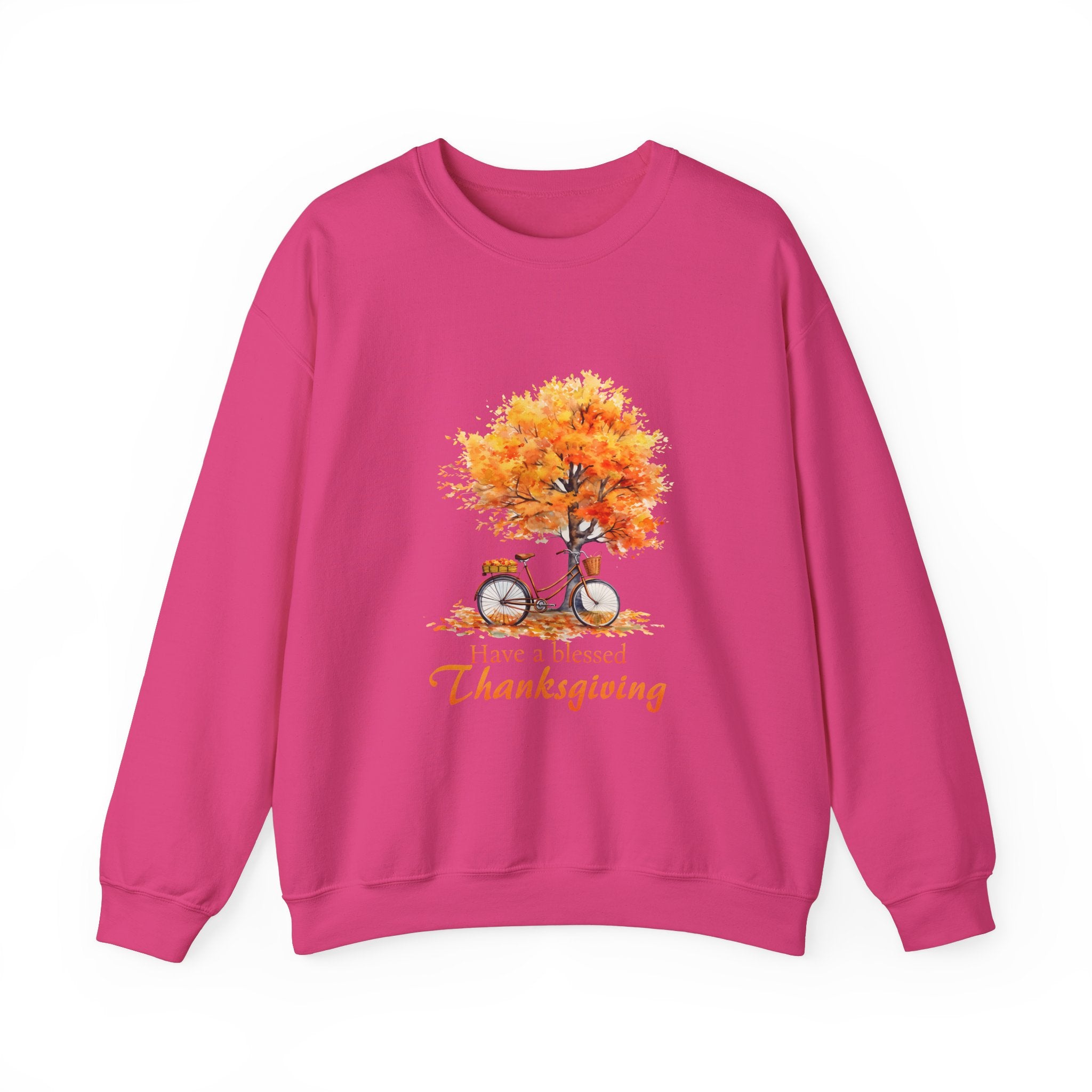 Blessed Thanksgiving Bicycle Sweatshirt