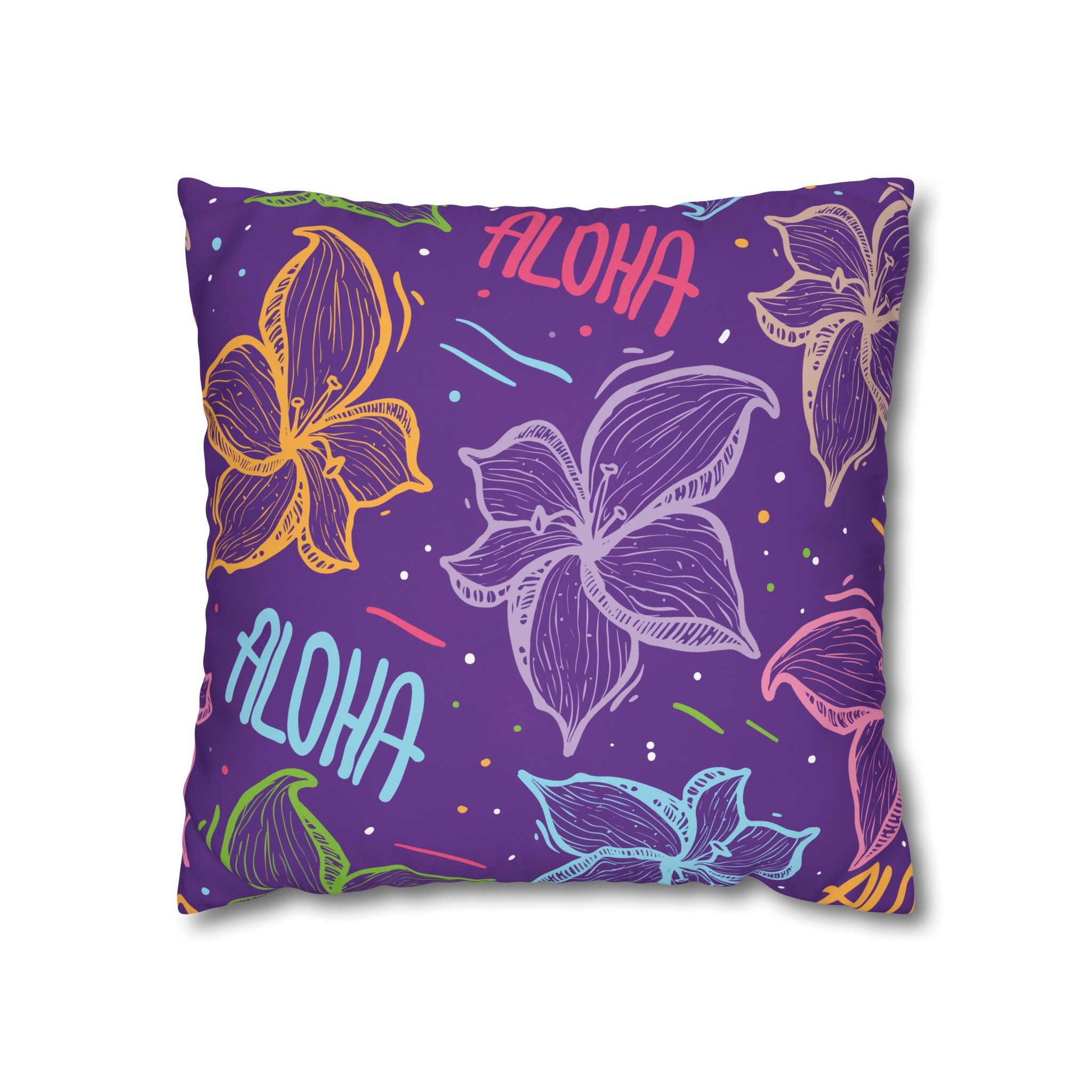 Aloha Lily Pillowcase - Tropical Floral