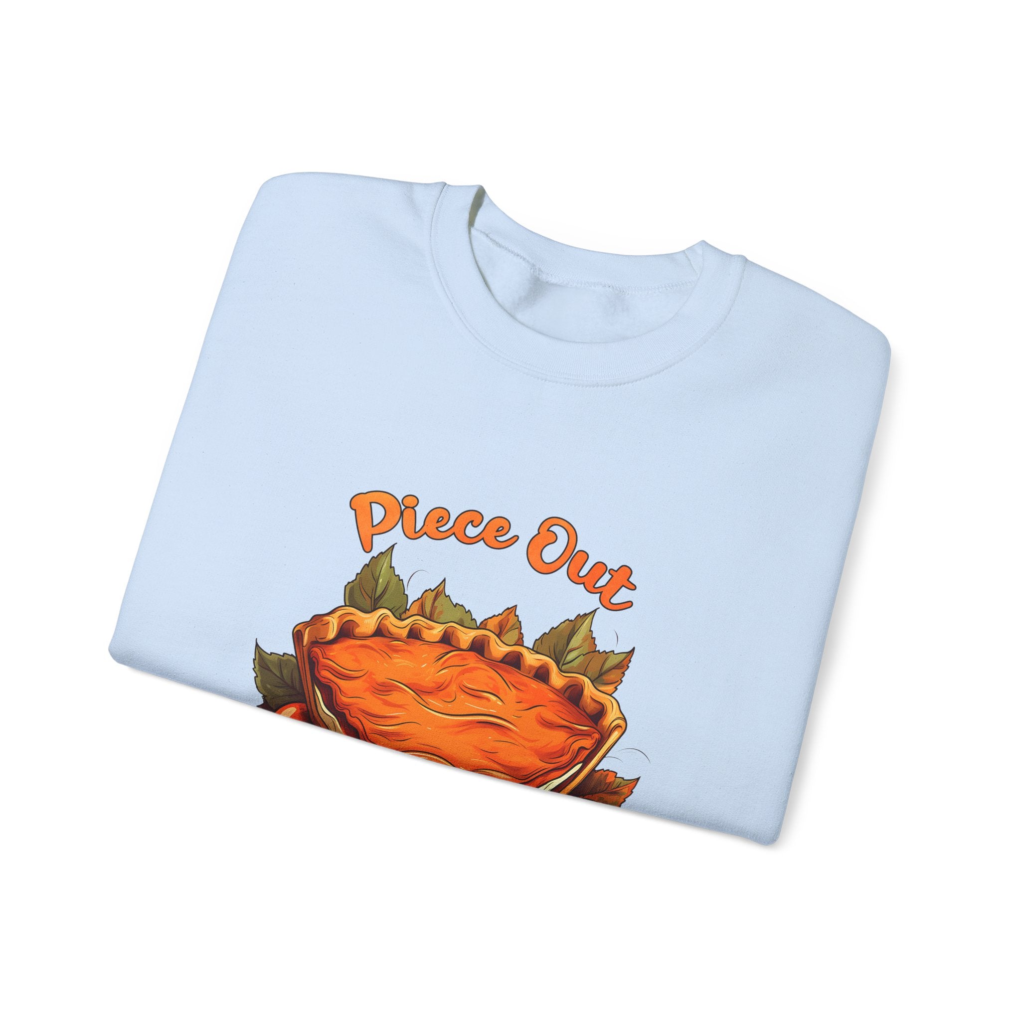 Piece Out Pumpkin Pie Thanksgiving Sweatshirt