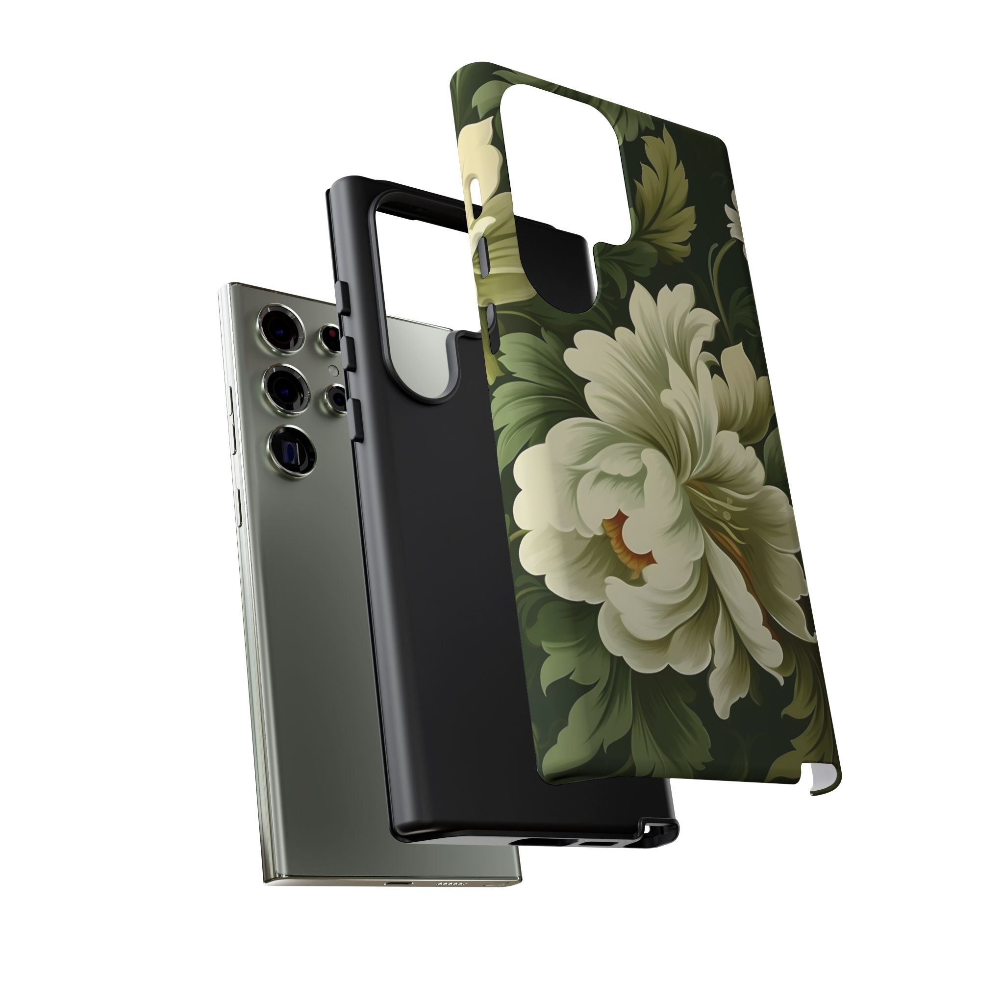 Opulent Floral Samsung Case - Dark Green