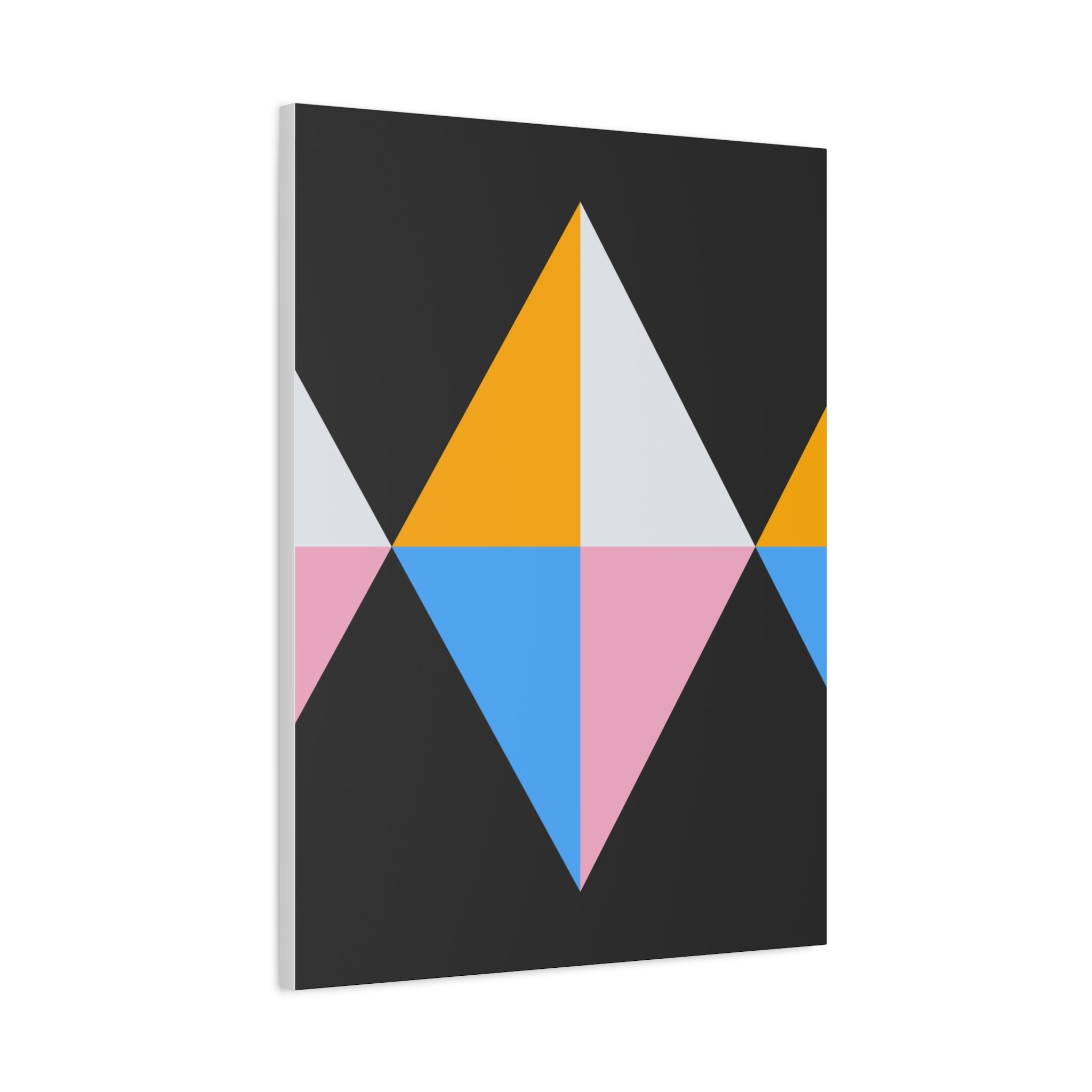 Geometric Triangle Canvas Wall Art