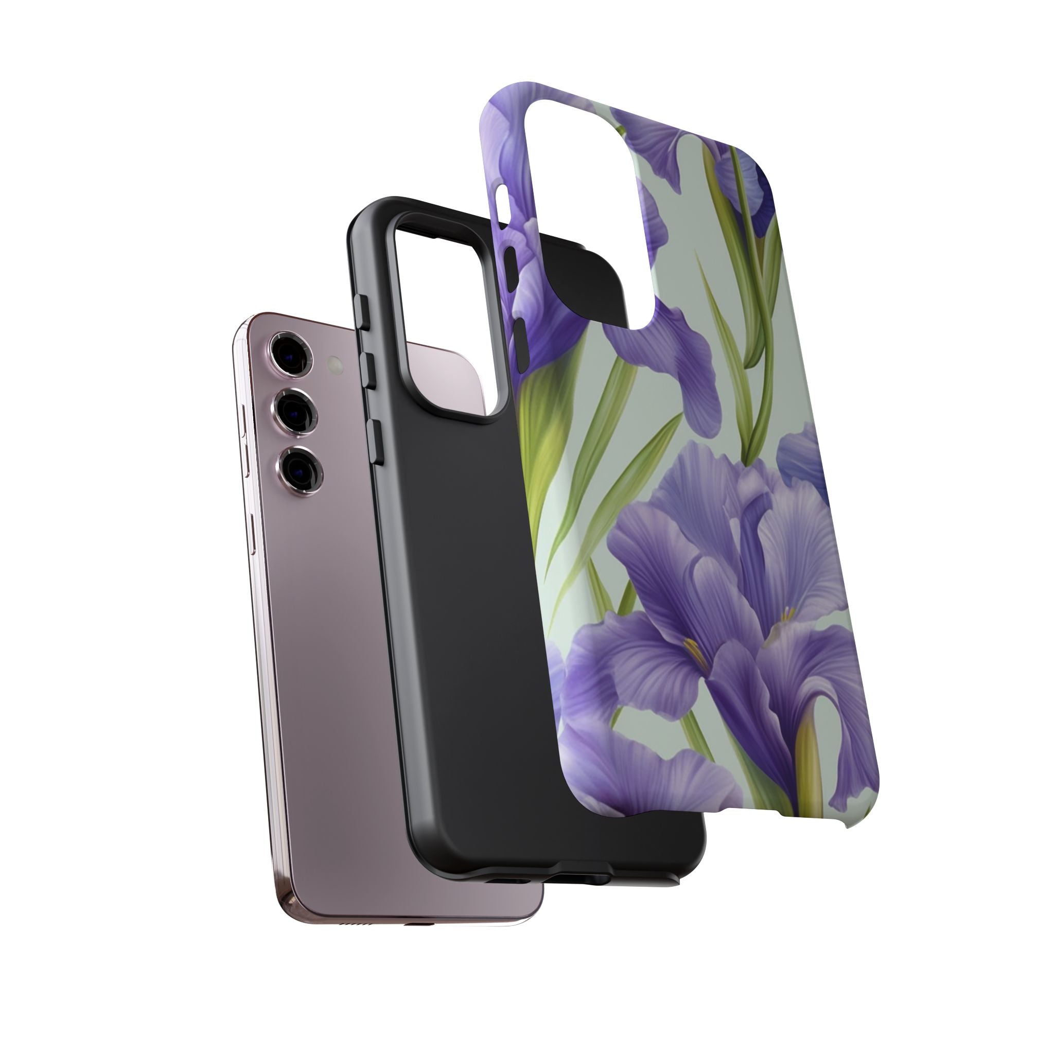 Elegant Purple Iris Samsung Phone Case