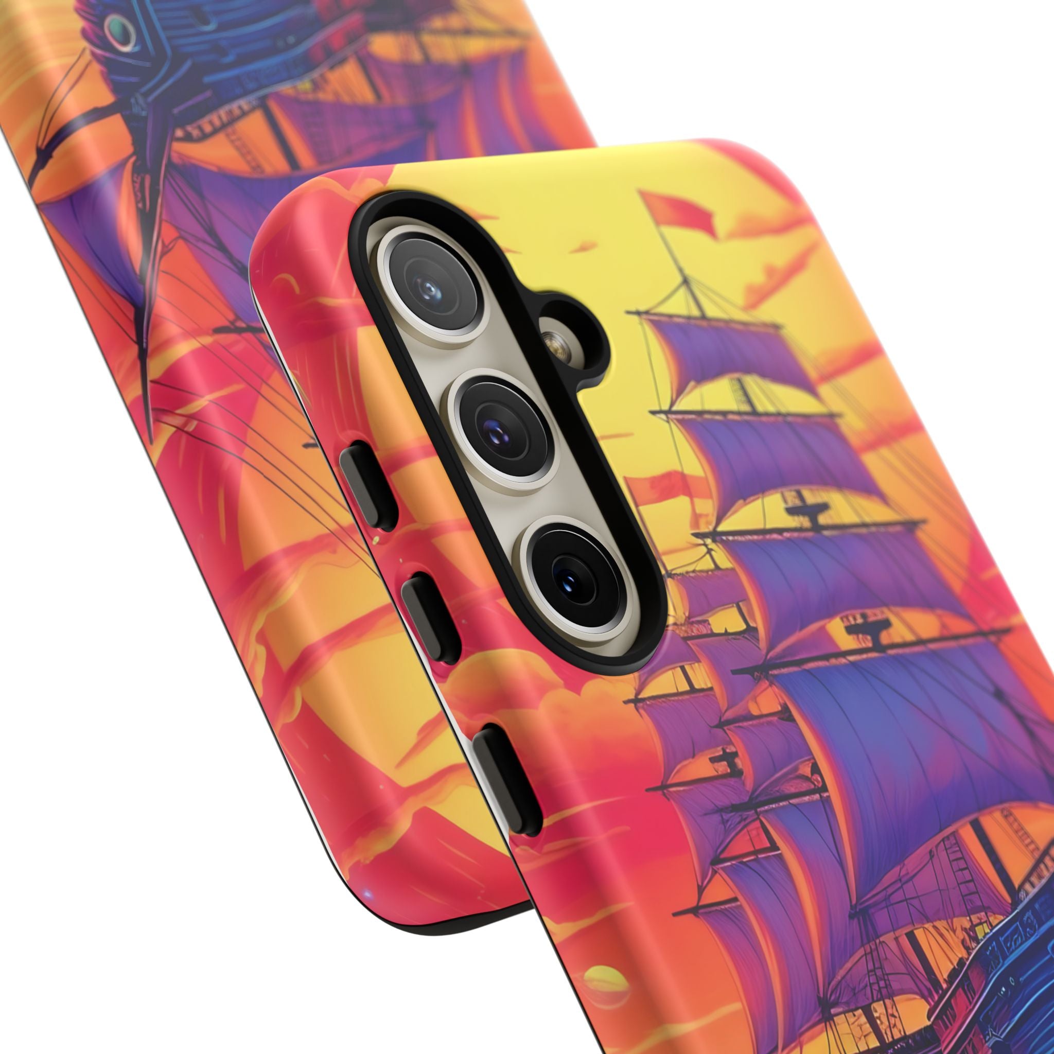 Sunset Galleon Samsung Phone Case