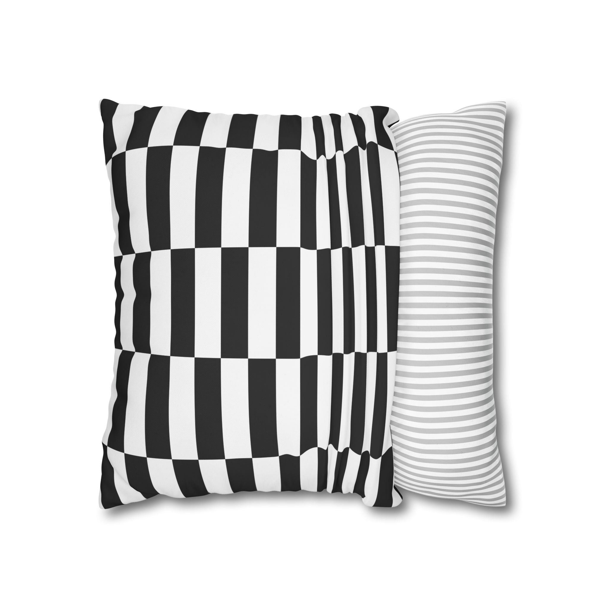 Monochrome Stripe Pillowcase - Modern Design