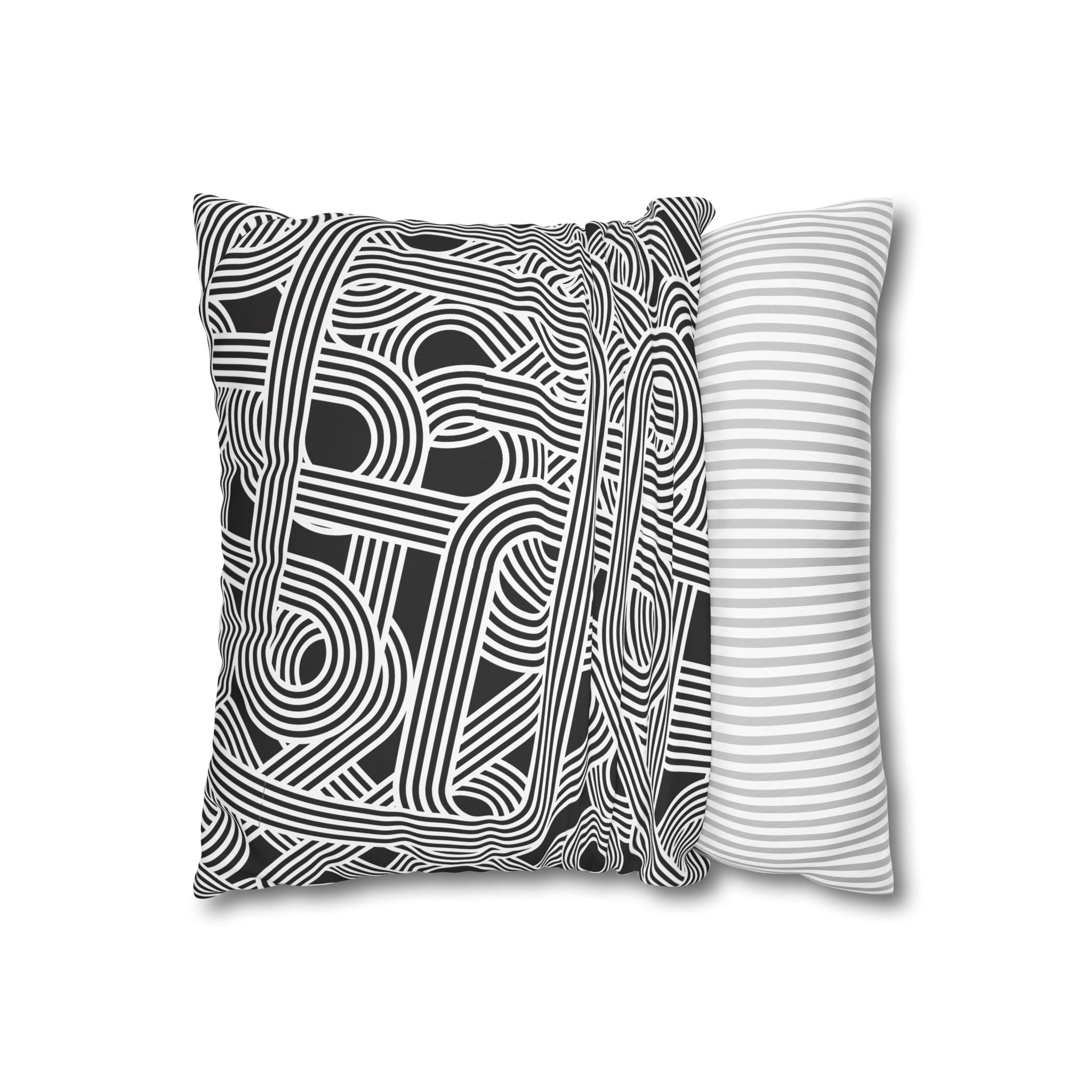 Retro Optical Illusion Pillowcase