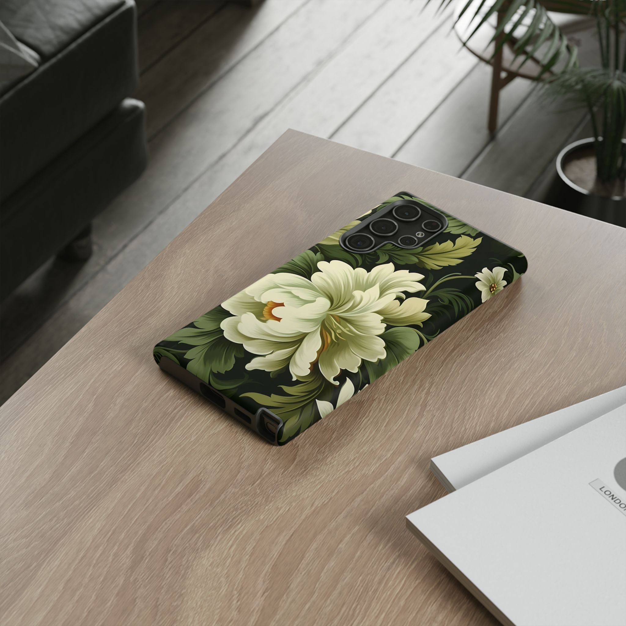 Opulent Floral Samsung Case - Dark Green