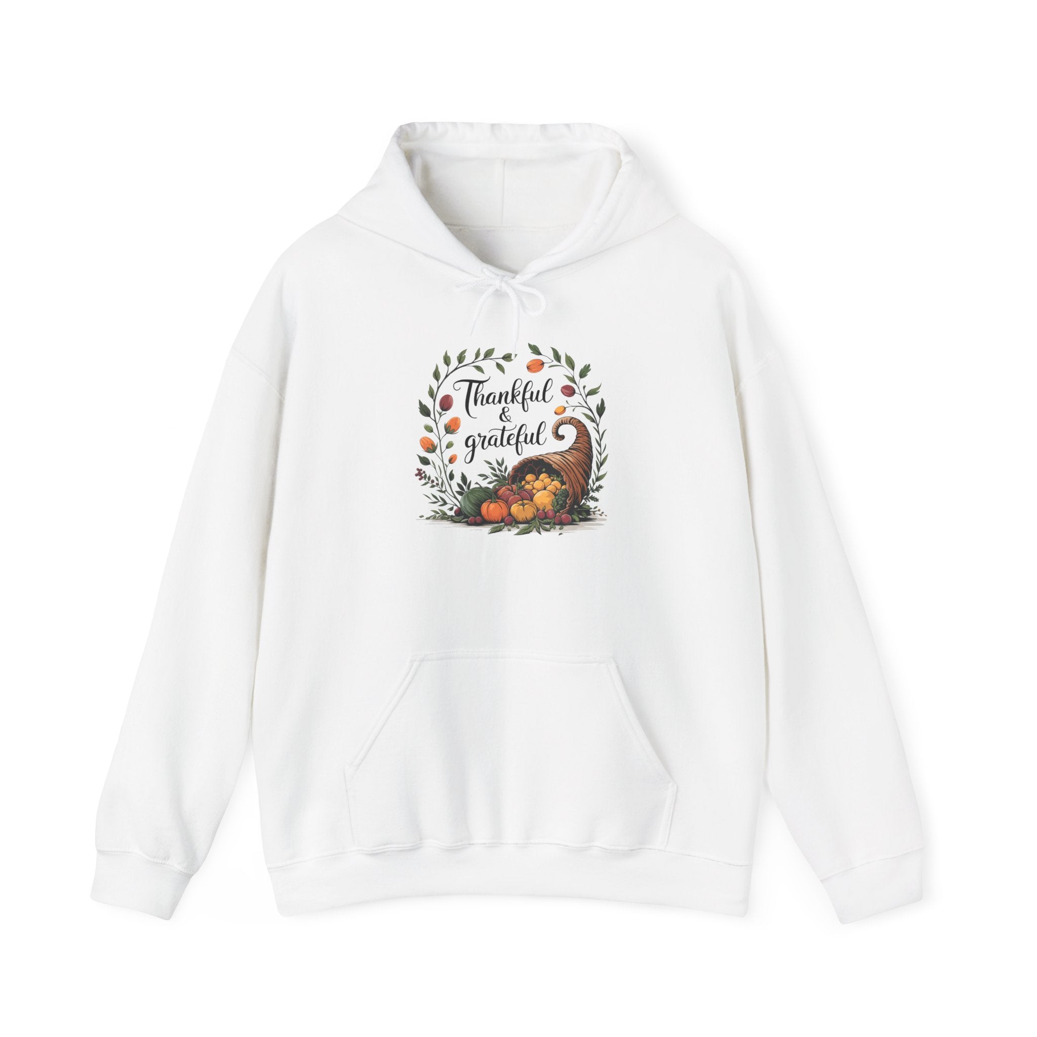 Thankful & Grateful Thanksgiving Hoodie