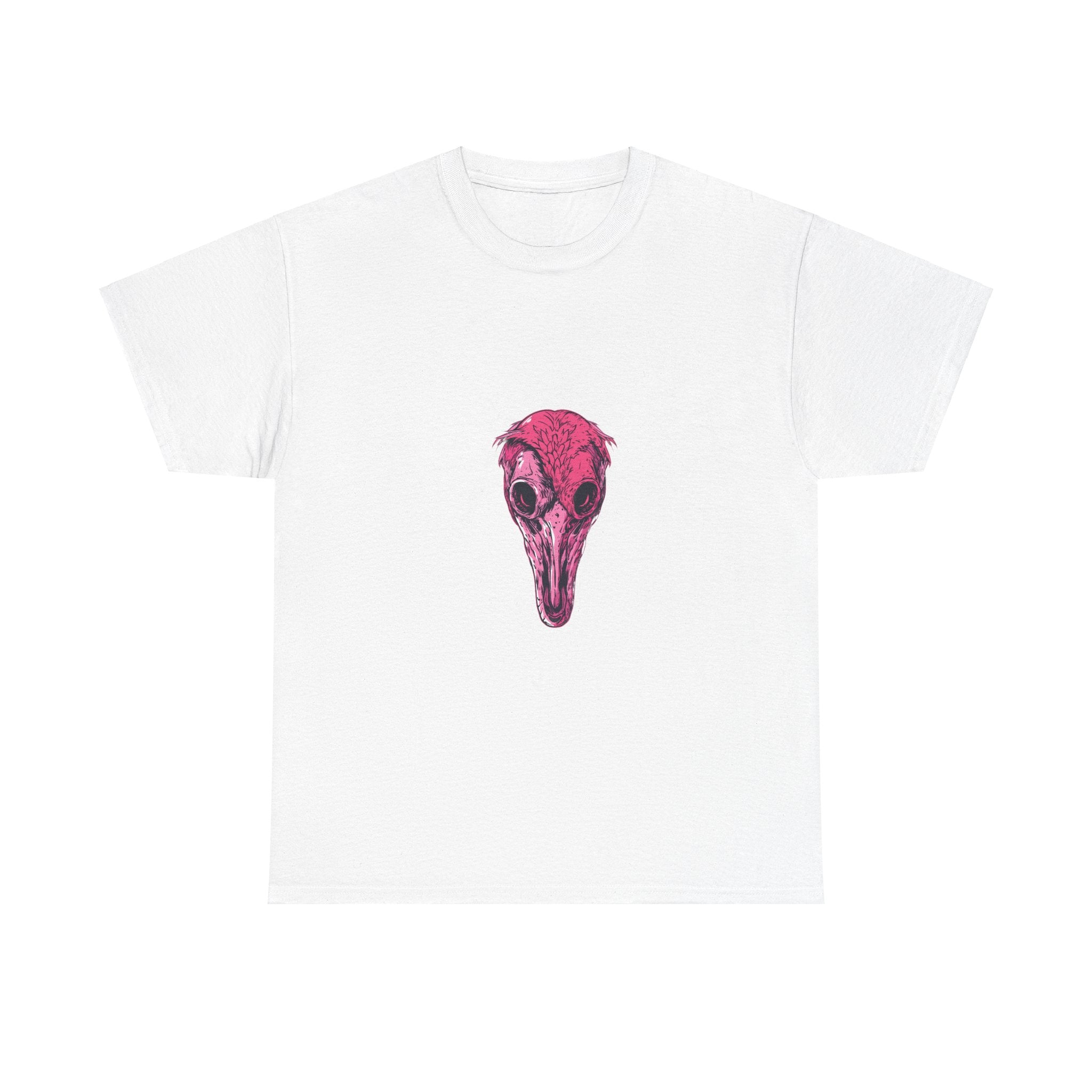 Pink Bird Skull Tattoo T-Shirt