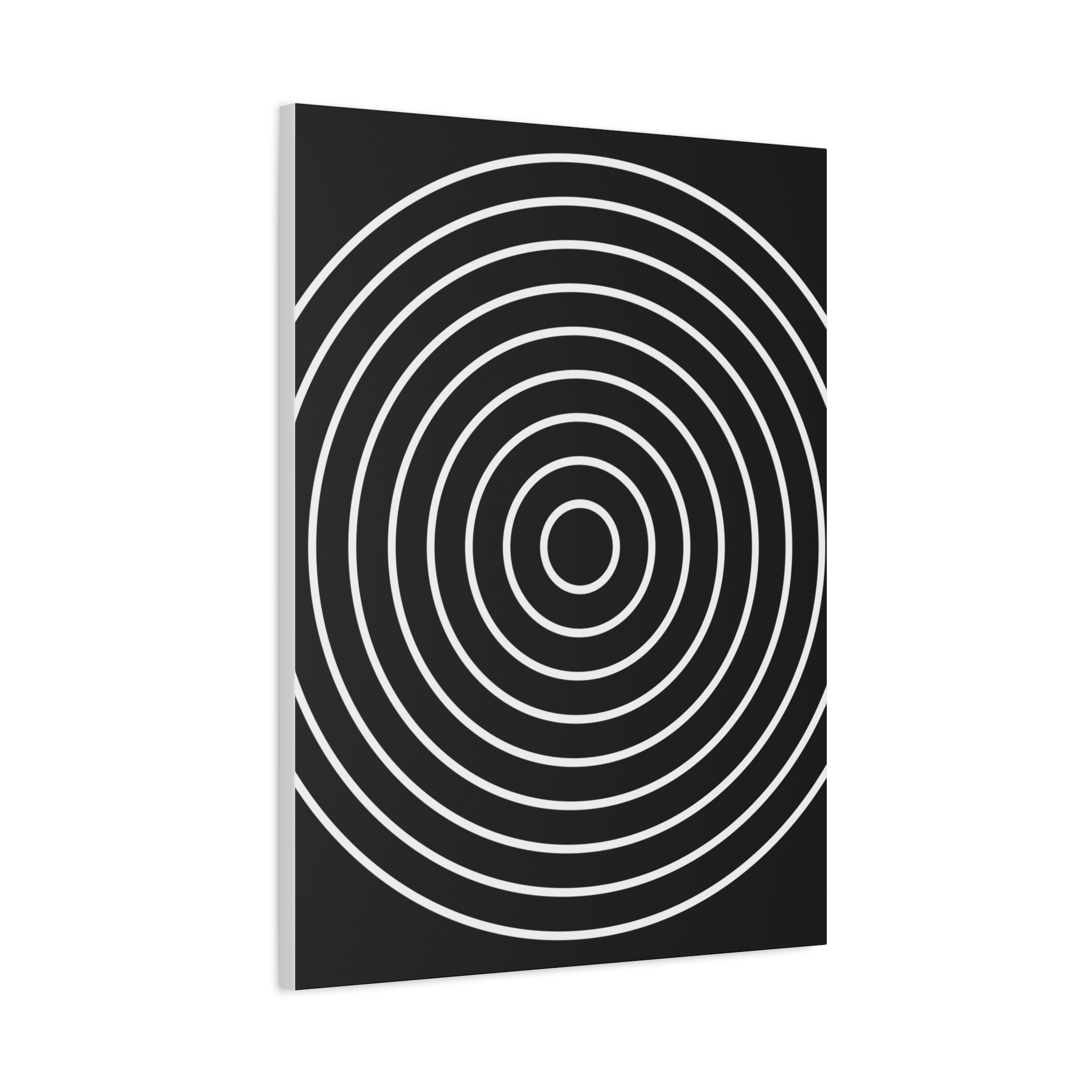 Abstract Concentric Circles Canvas Art