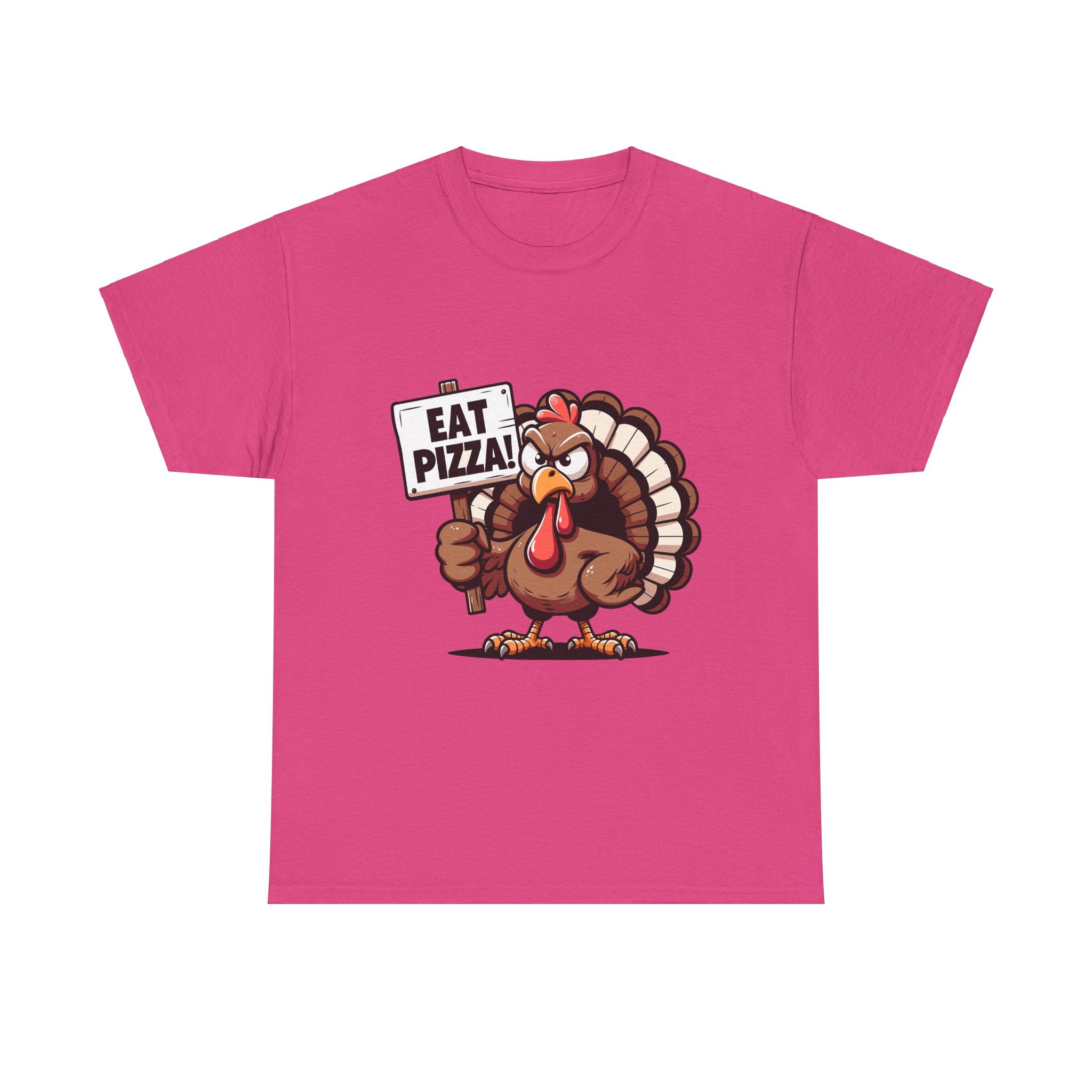 Angry Turkey Pizza Thanksgiving T-Shirt