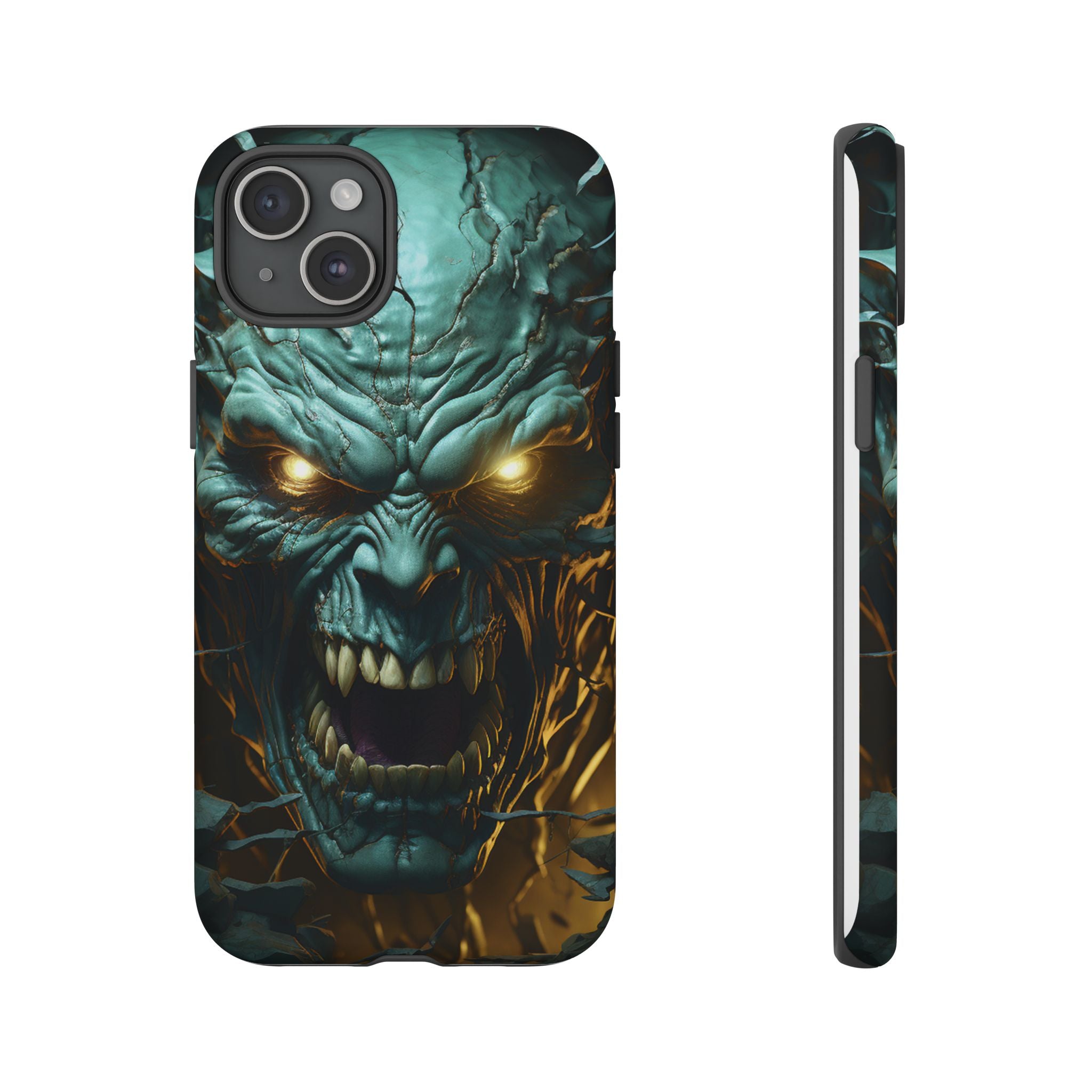 Monstrous Roar Hexagon Stone iPhone Case