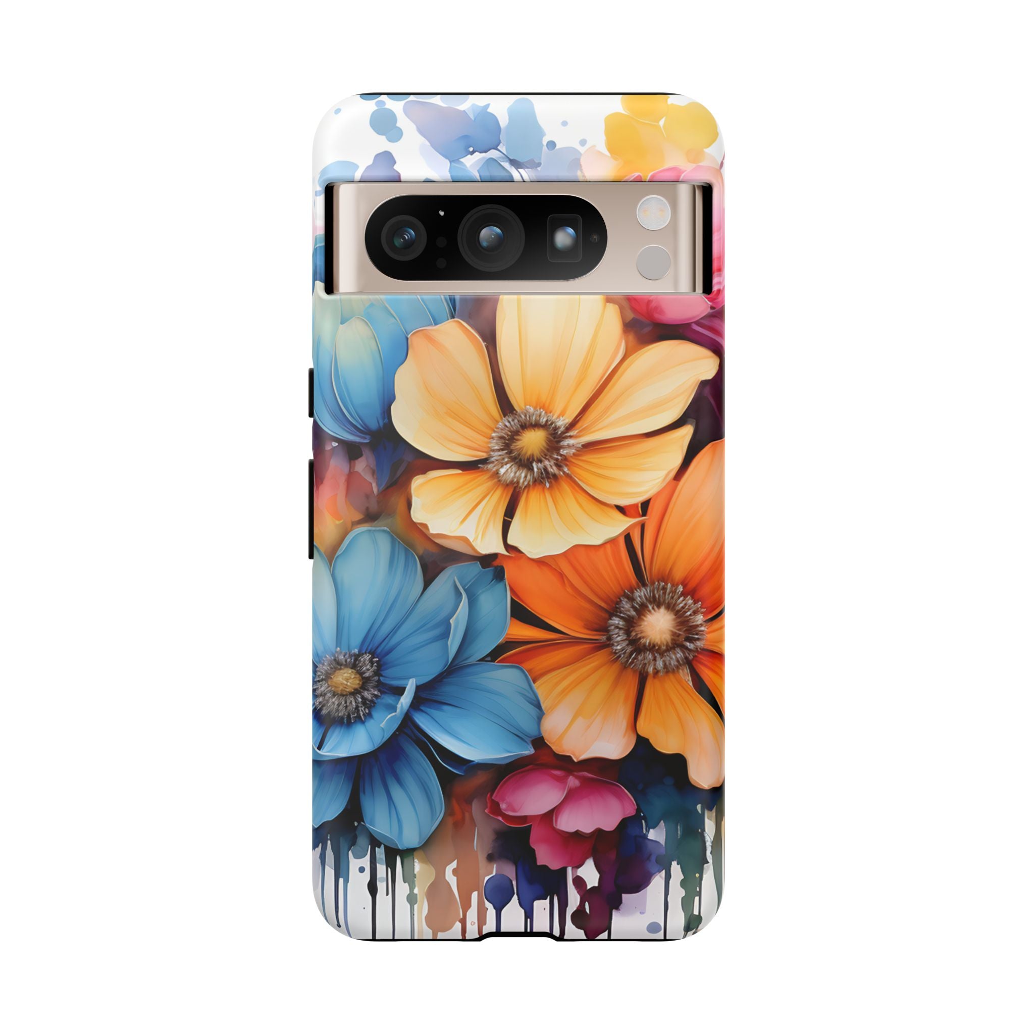 Vibrant Floral Watercolor Google Pixel Case (All Models)