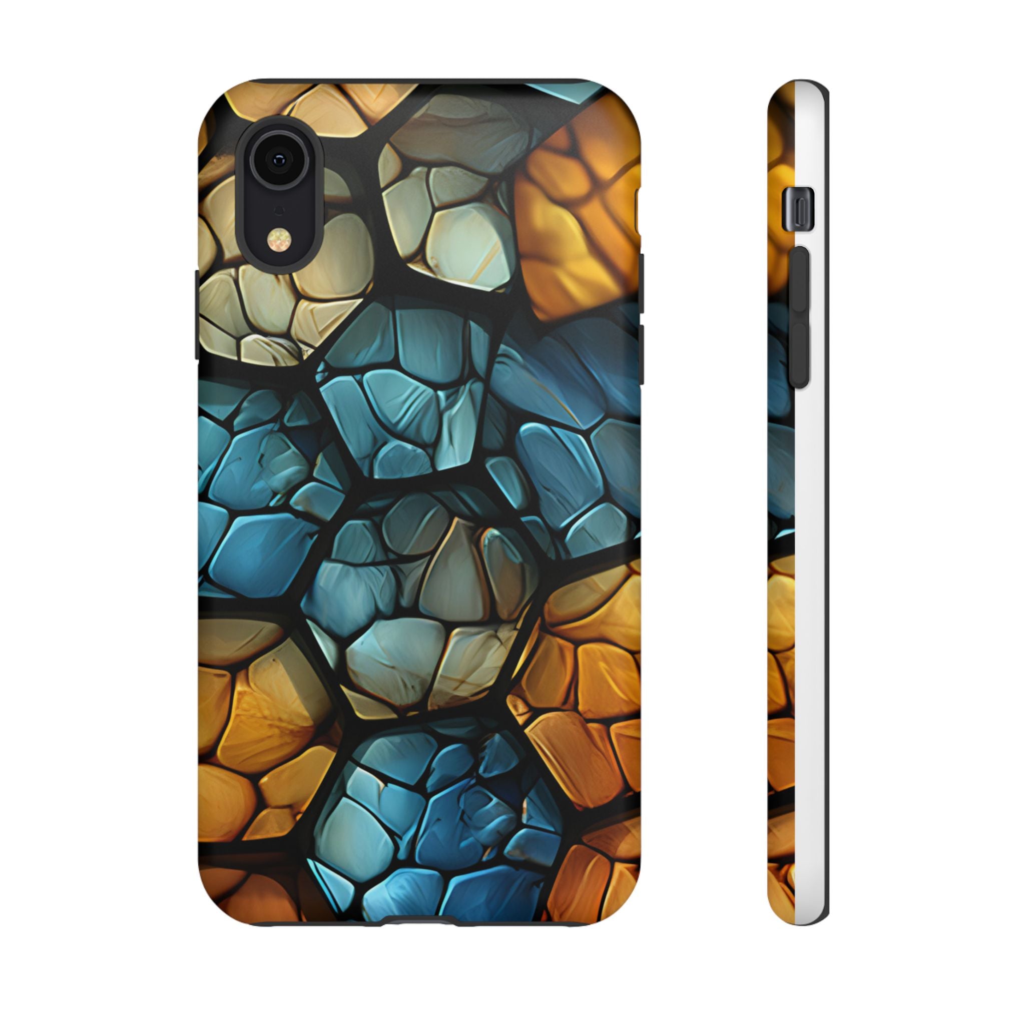 Abstract Stone Mosaic iPhone Case