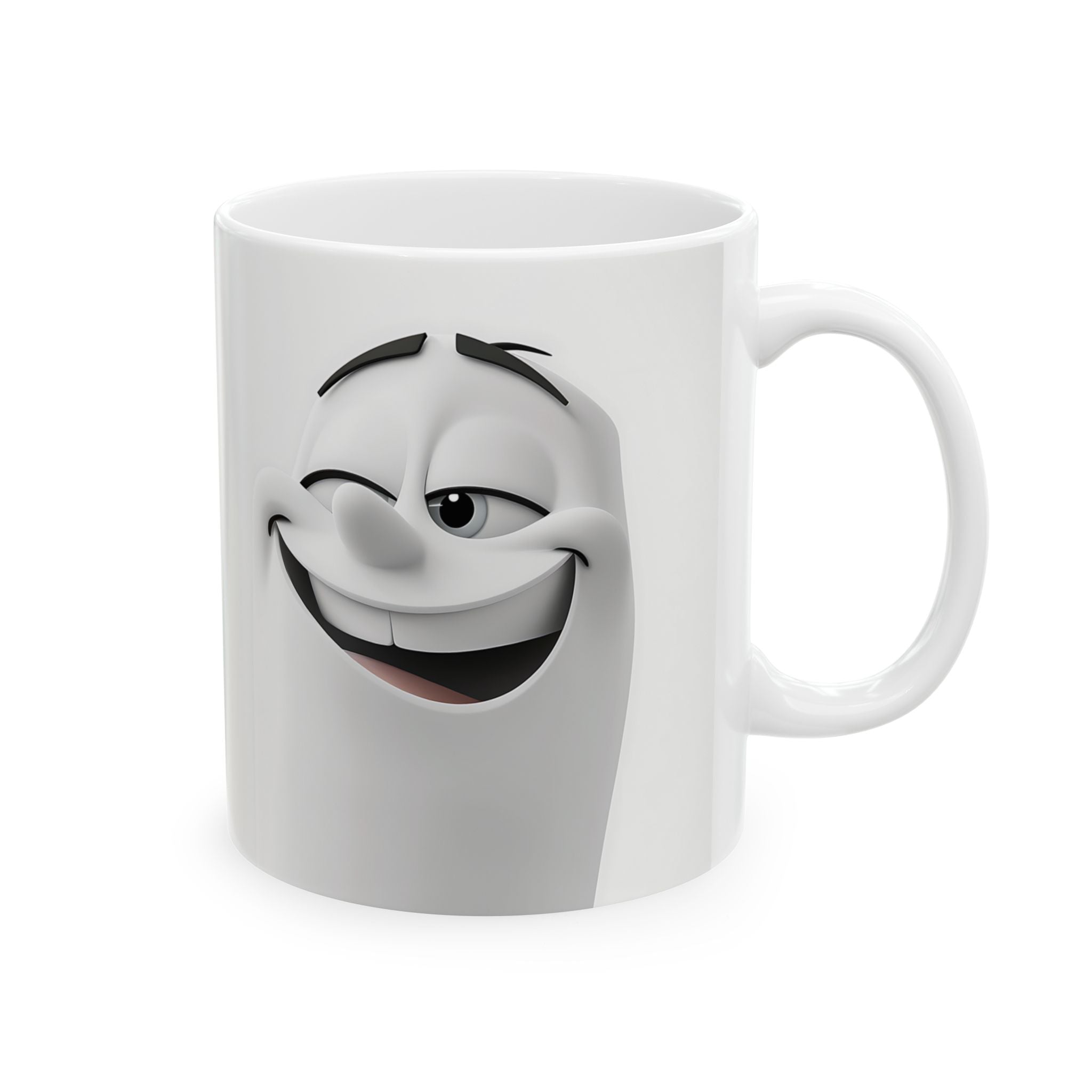 Happy Ghost Mug - Cute Cartoon Duo