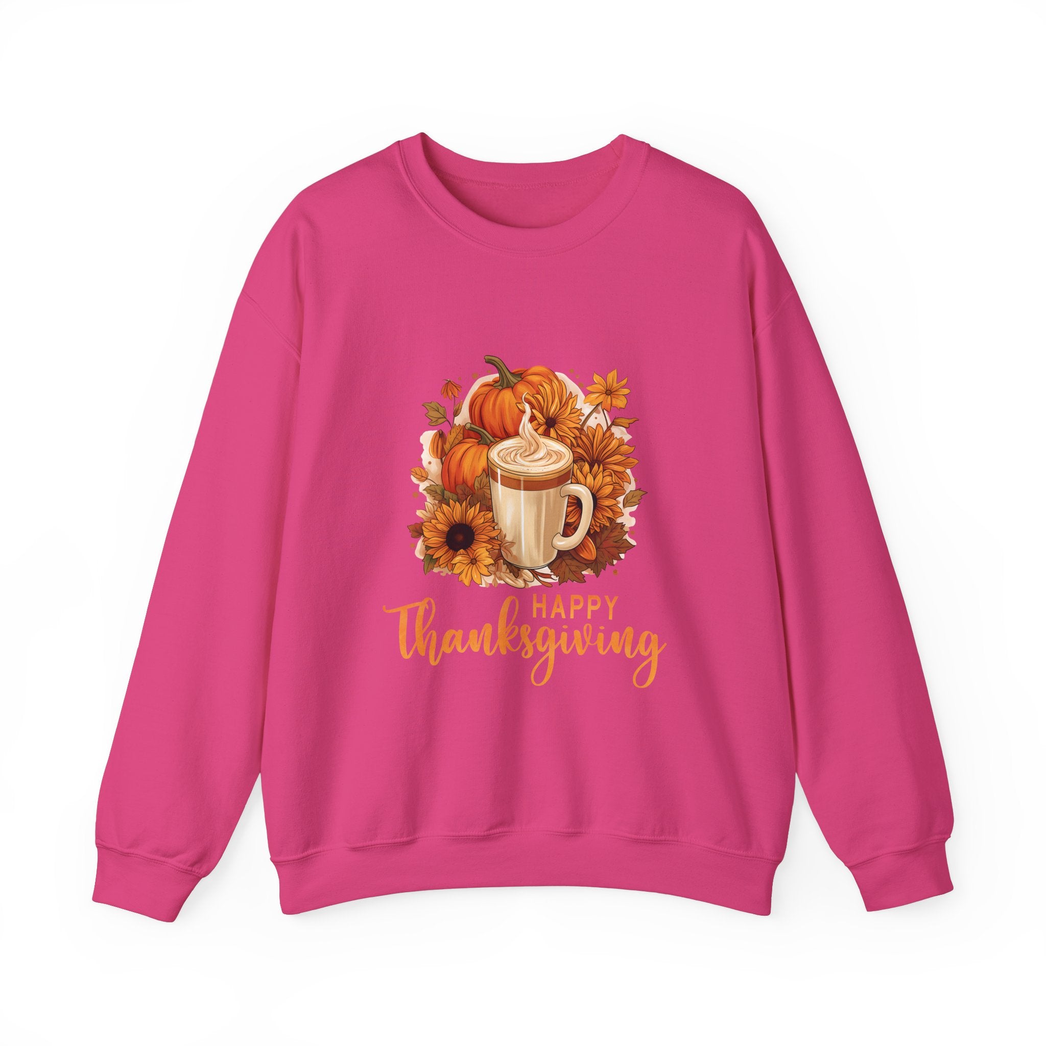 Cozy Fall Latte Thanksgiving Sweatshirt