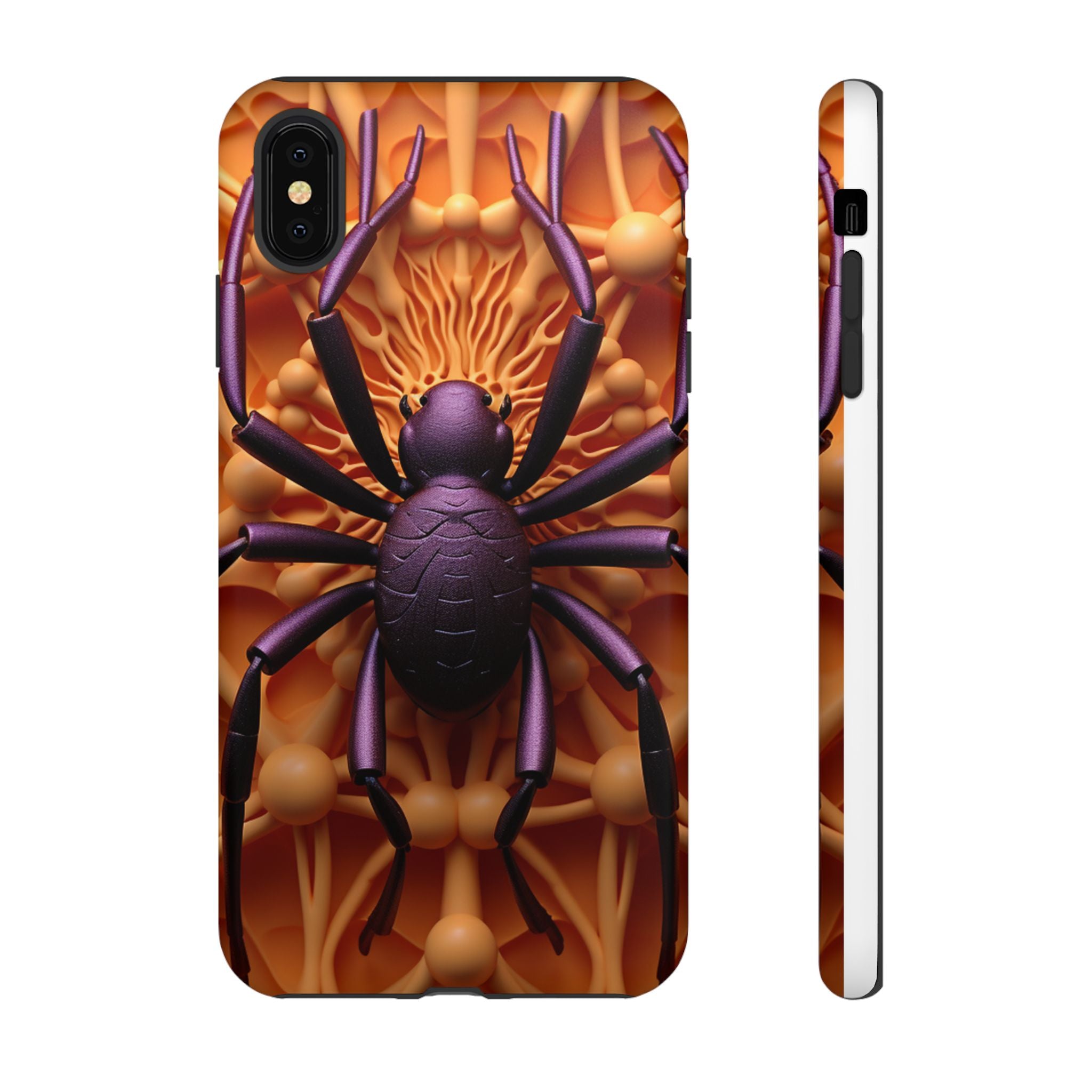 Metallic Spider Hexagon iPhone Case