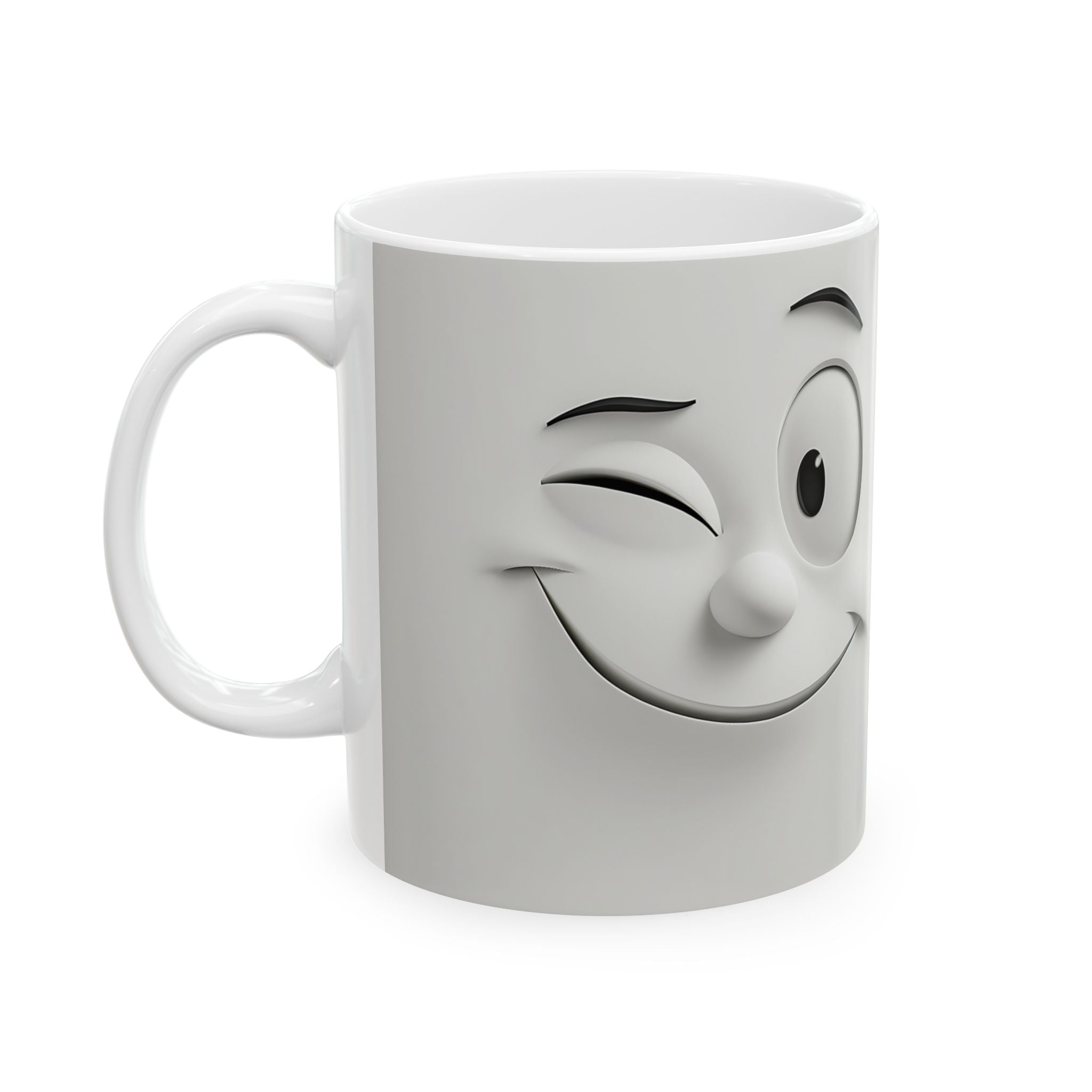 Winking Faces Cute Mug - Coffee Tea Cup