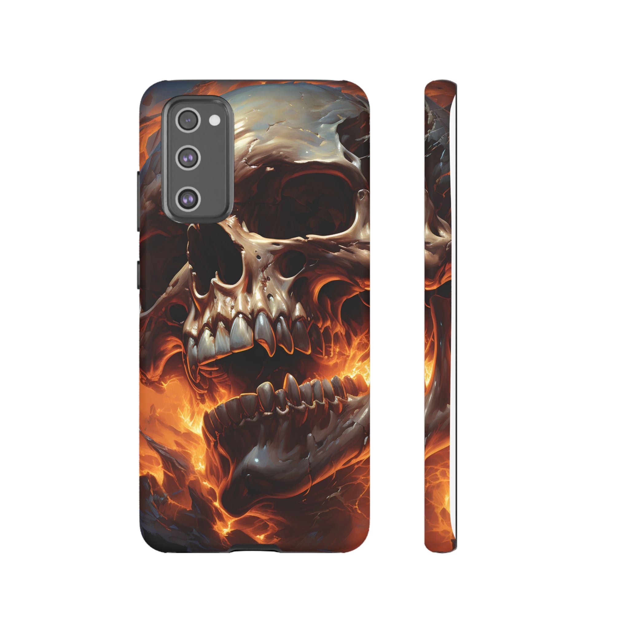 Fiery Skull Samsung Phone Case