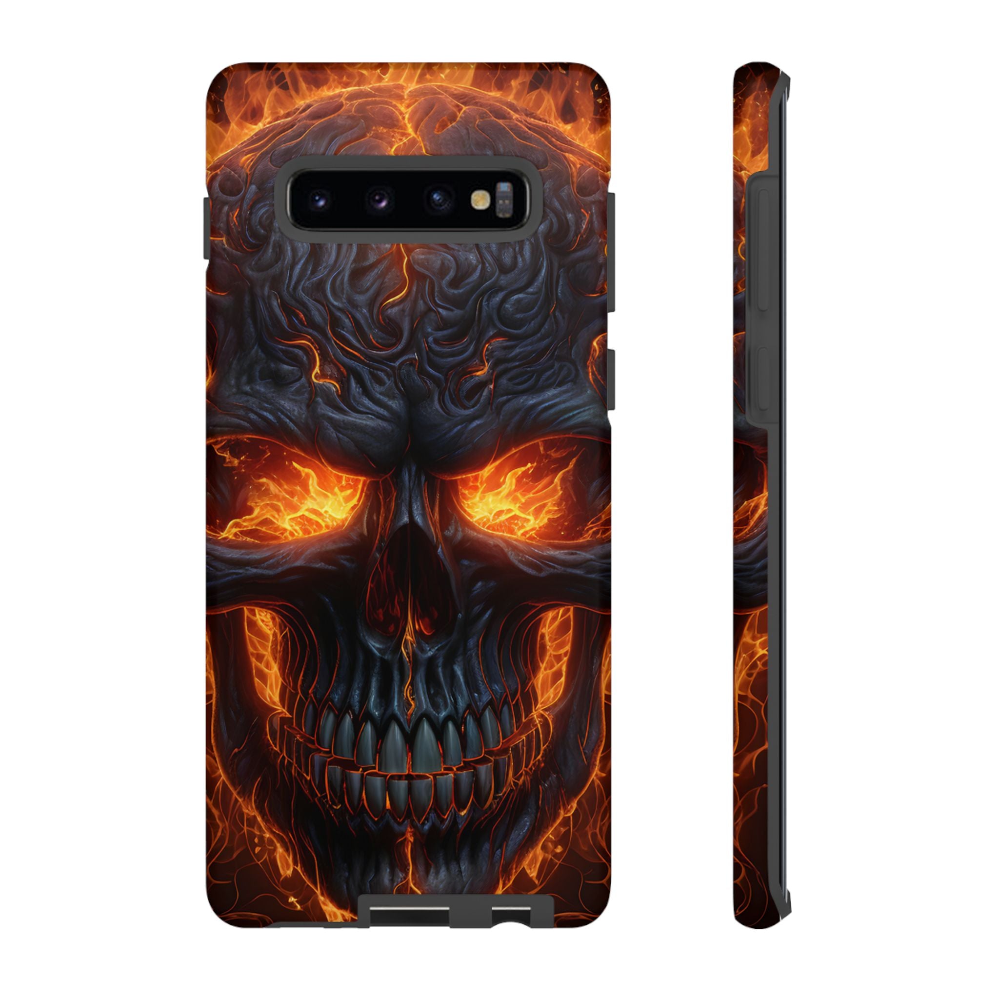 Fiery Skull Samsung Case