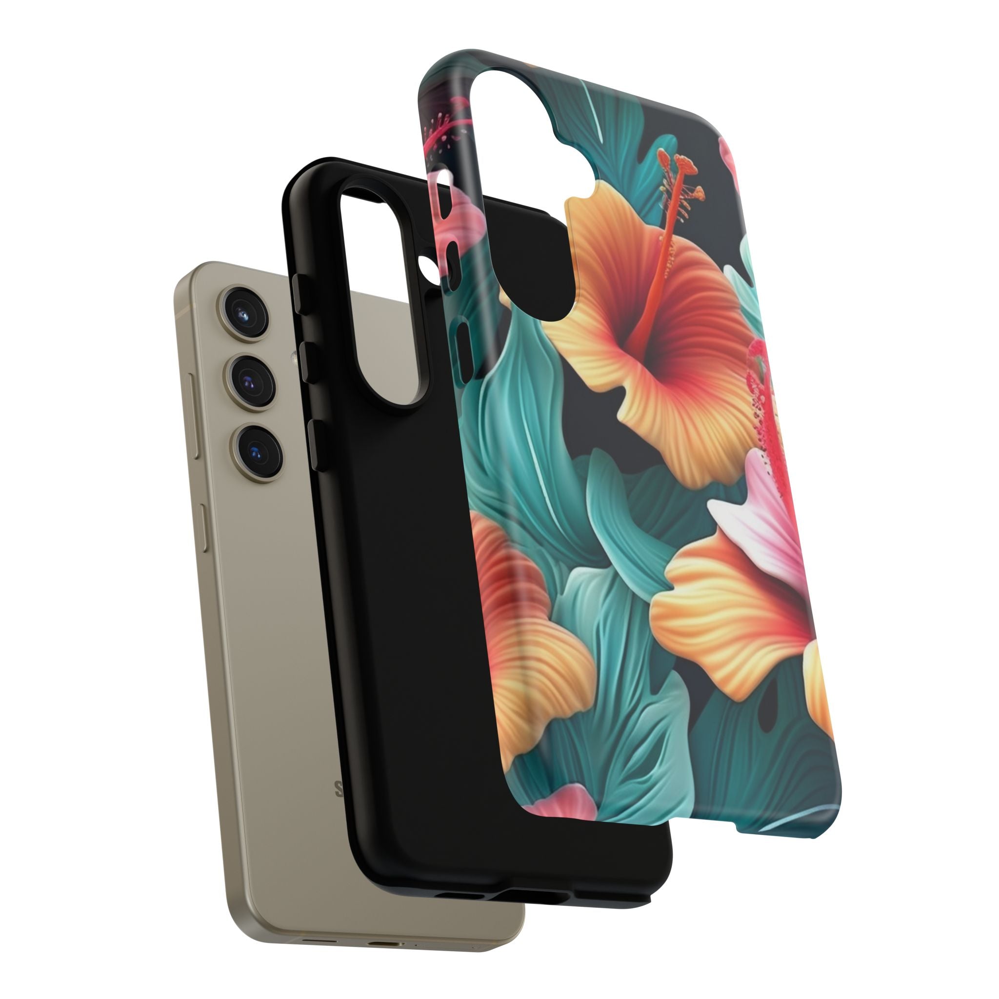 Vibrant Hibiscus Samsung Phone Case