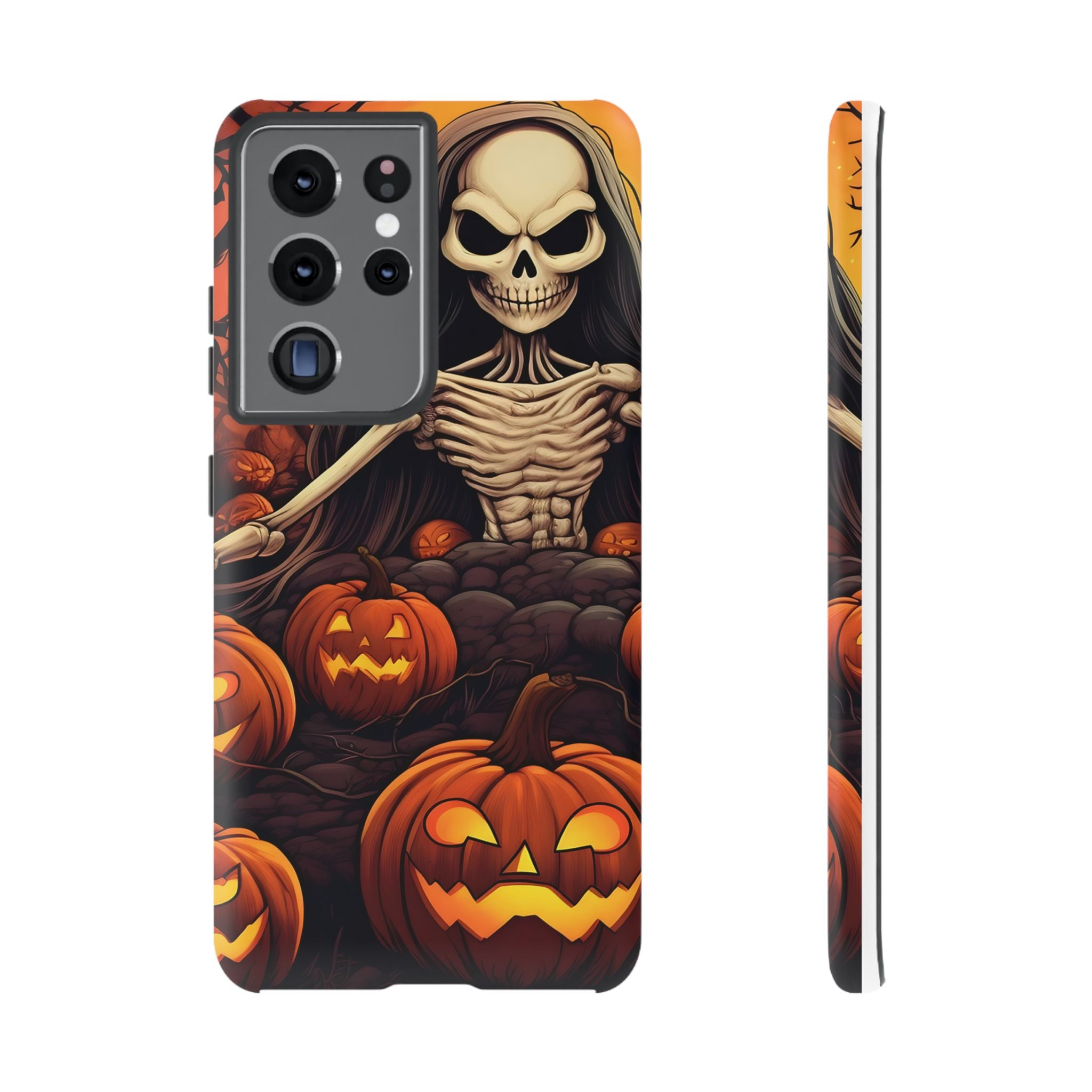 Spooky Skeleton Halloween Samsung Case