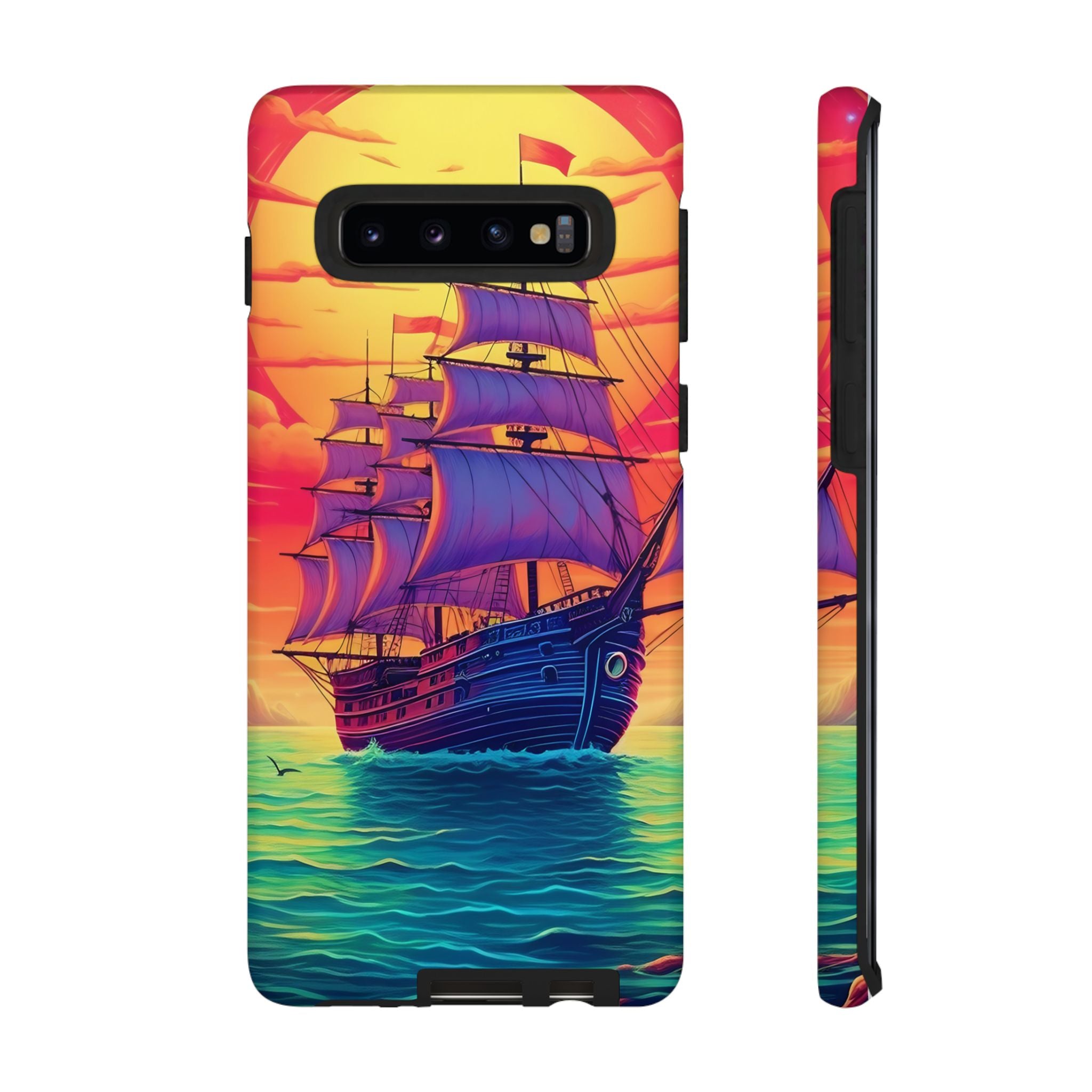 Sunset Galleon Samsung Phone Case