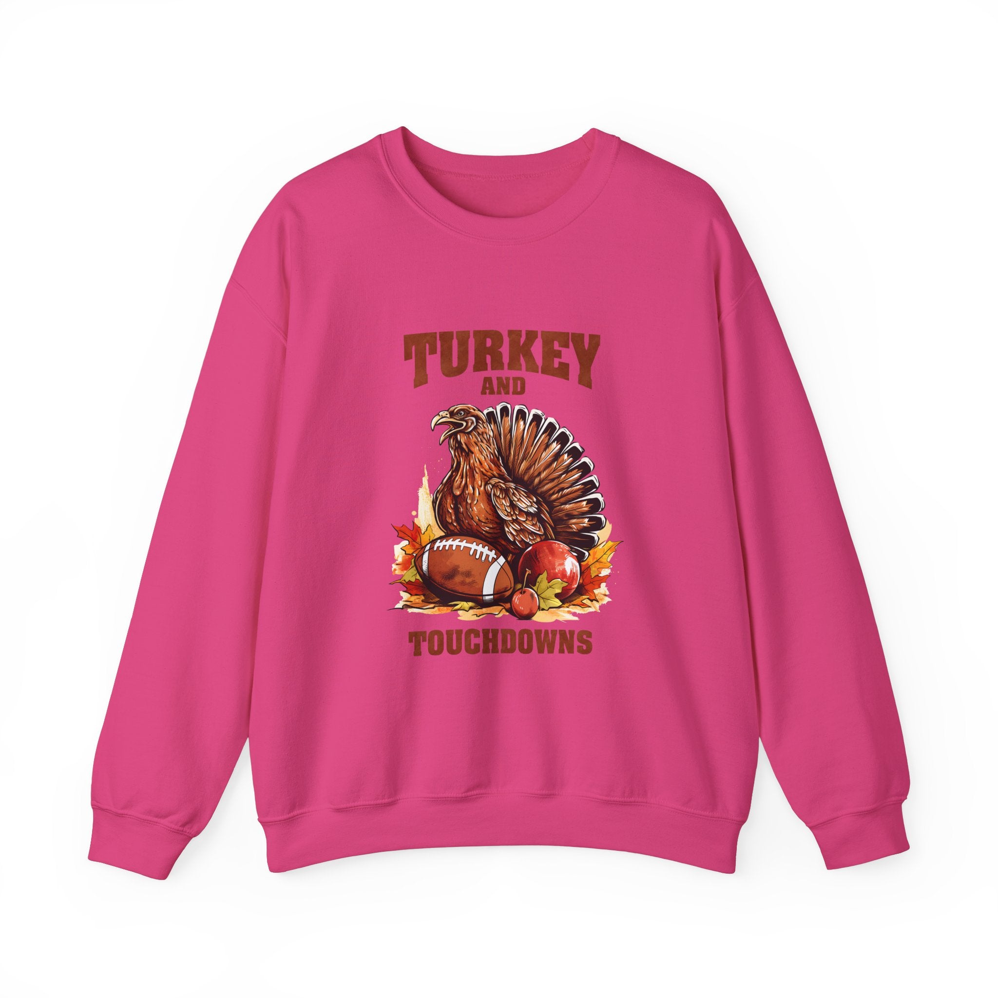 Turkey & Touchdowns Thanksgiving Sweatshirt