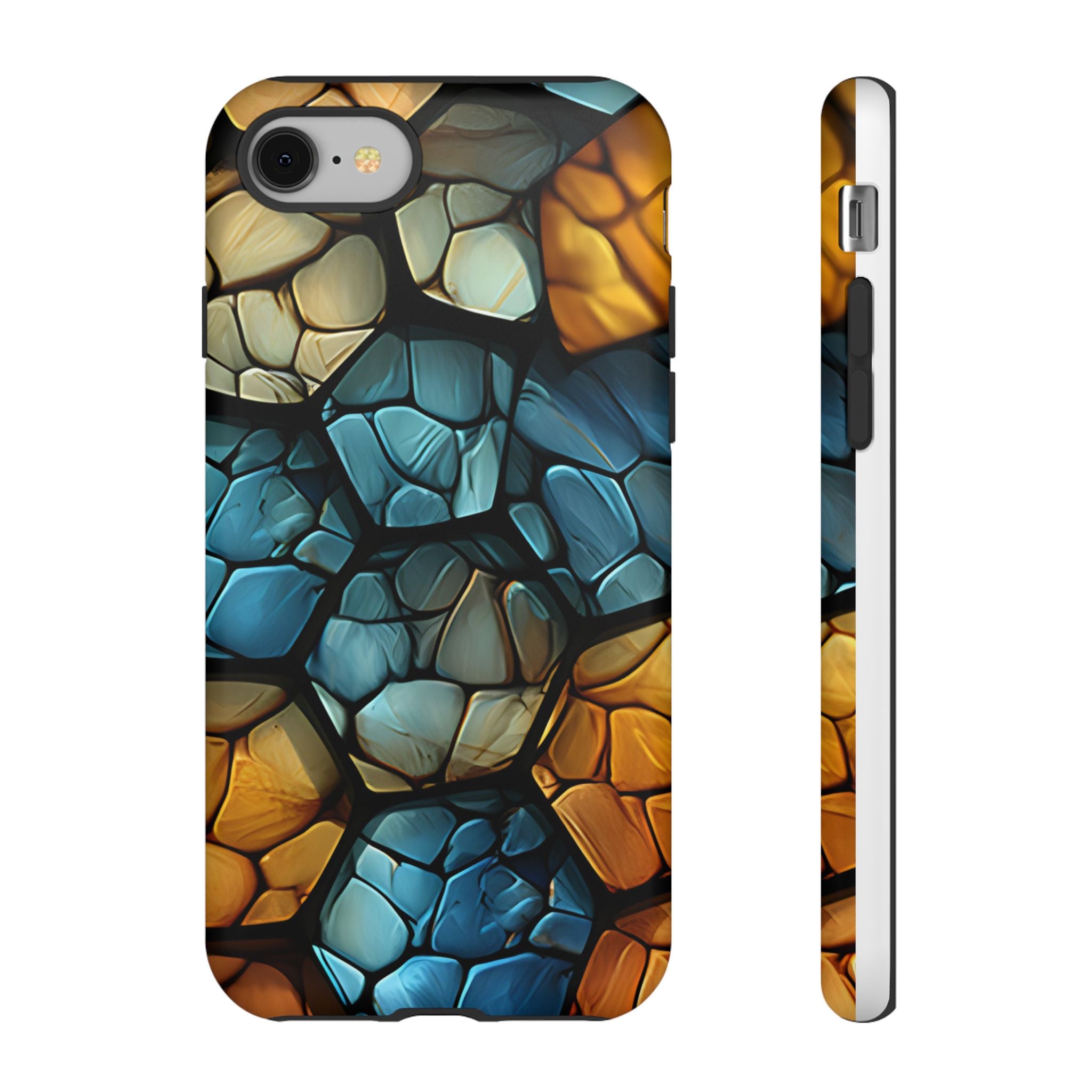 Abstract Stone Mosaic iPhone Case