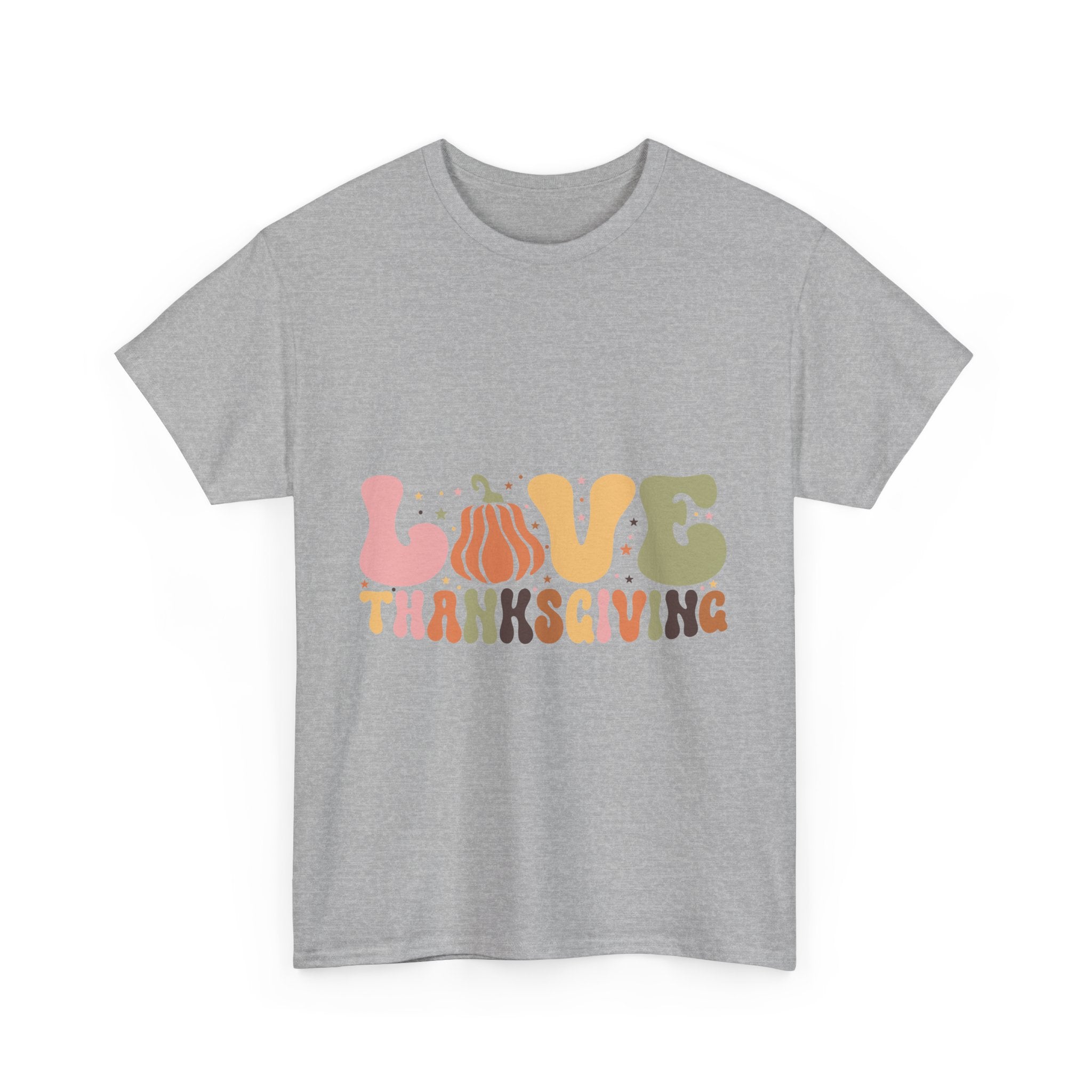 Retro Pastel Love Thanksgiving T-Shirt