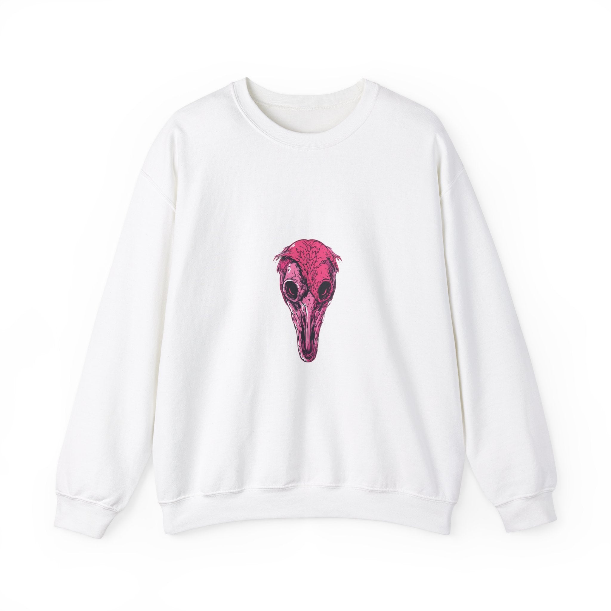 Pink Bird Skull Sweatshirt