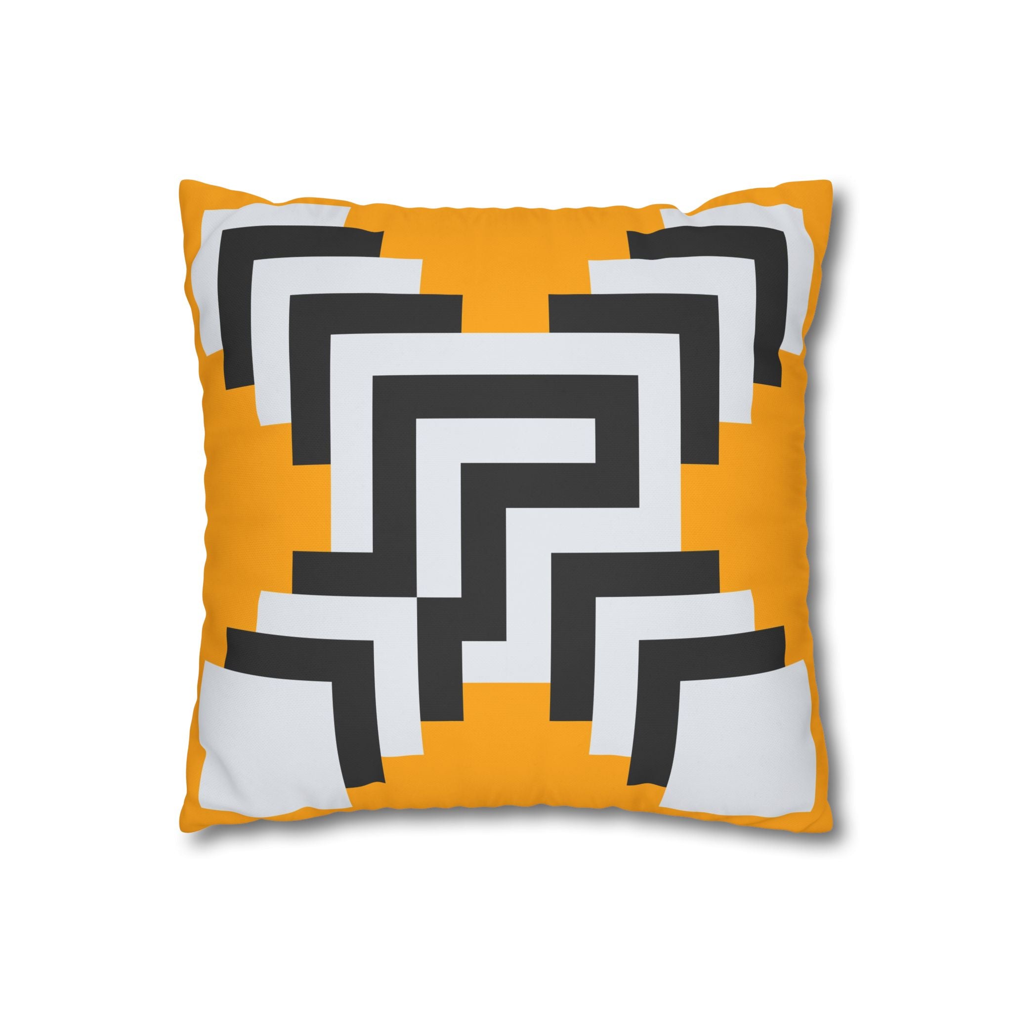 Geometric Gold Pillowcase - Abstract X Design