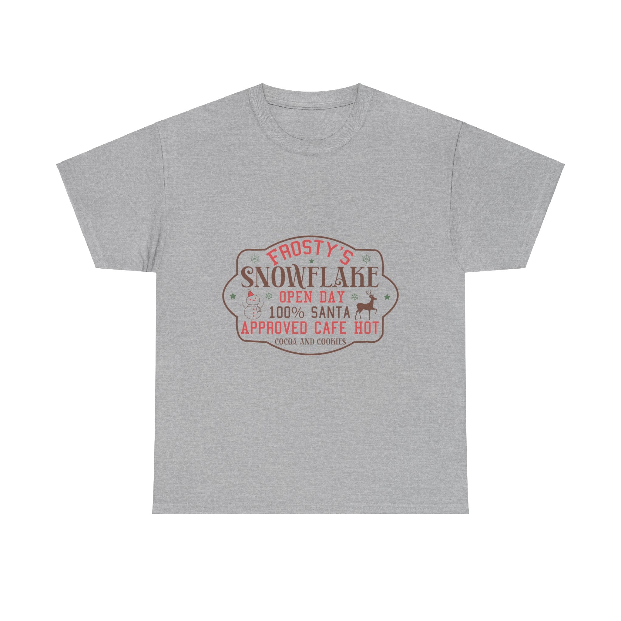 Frosty's Snowflake Cafe Christmas T-Shirt