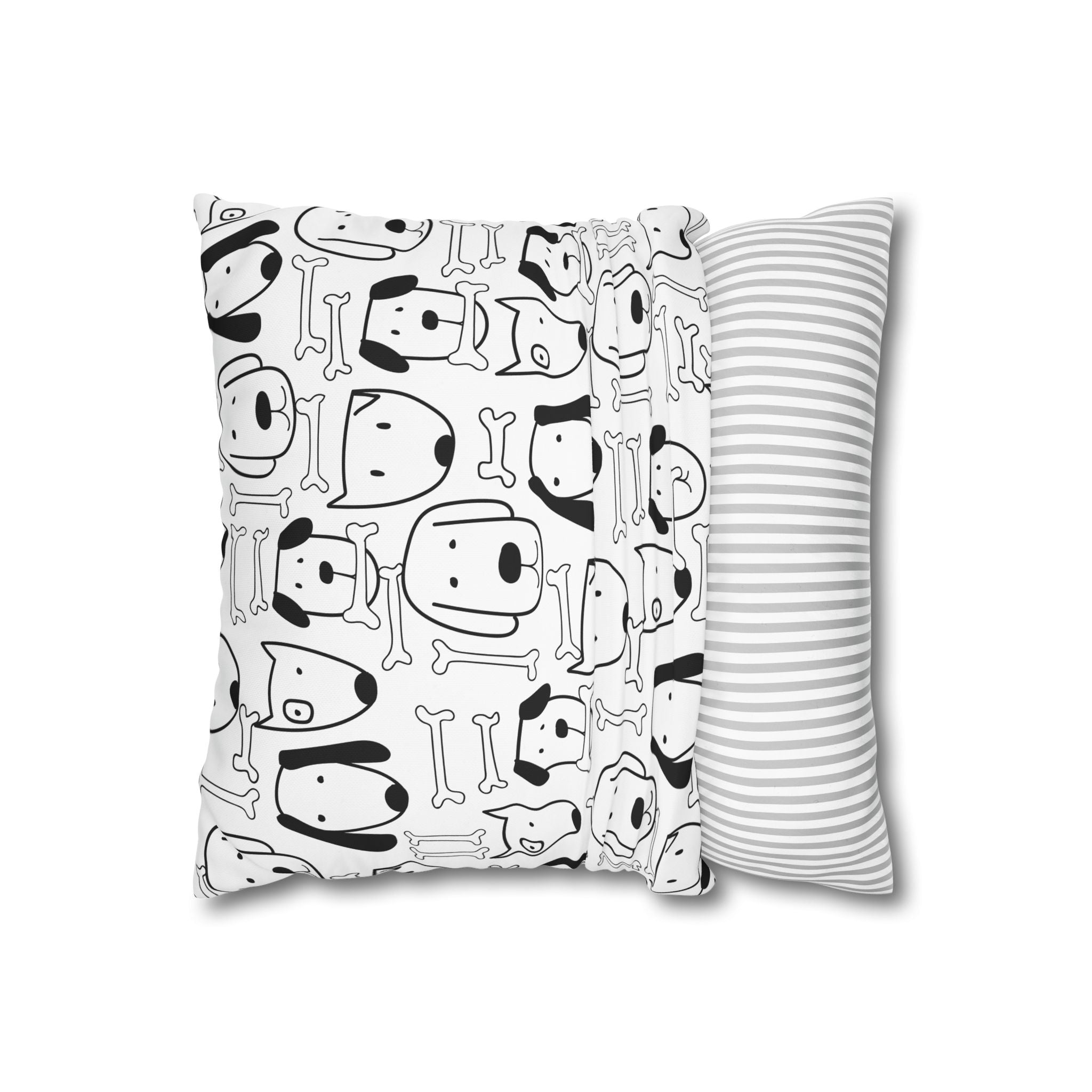 Cute Puppy Bone Pillowcase - Kids'