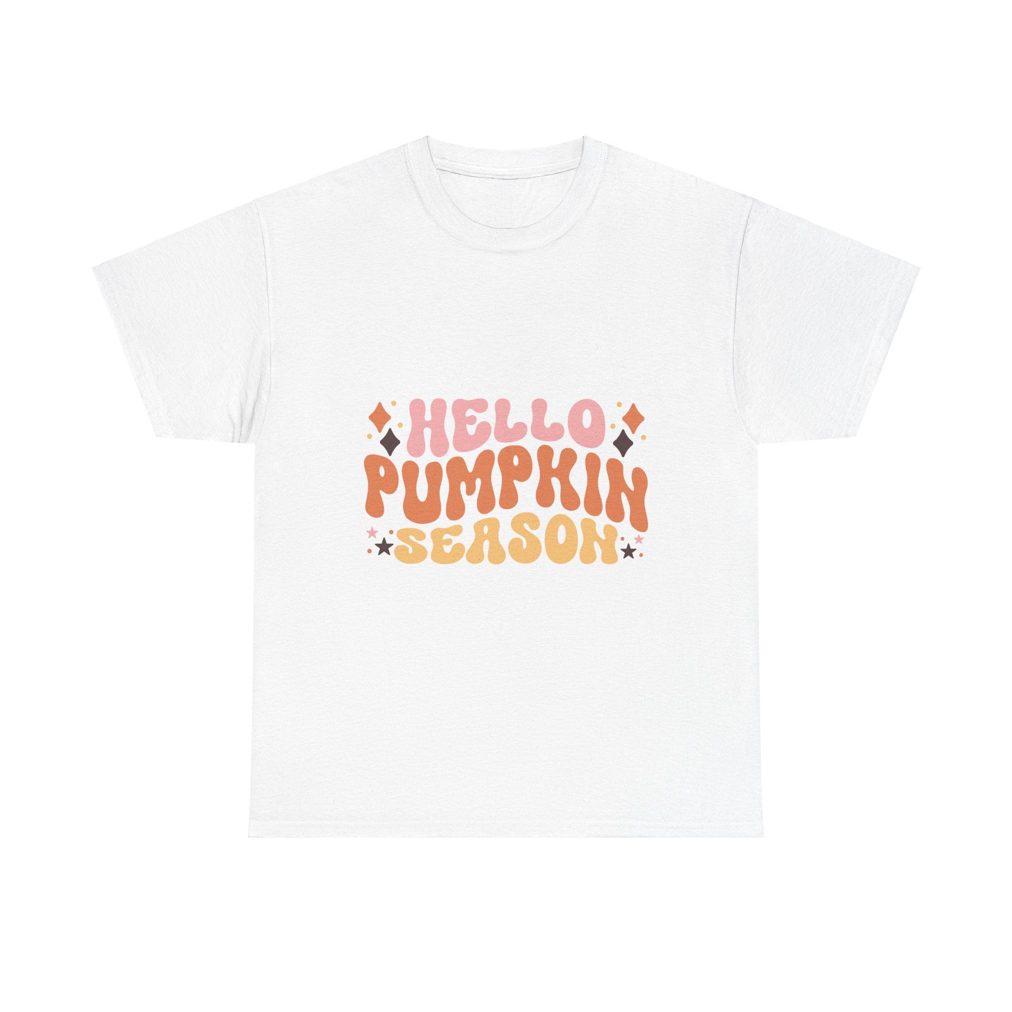 Hello Pumpkin Season Retro Thanksgiving Tee